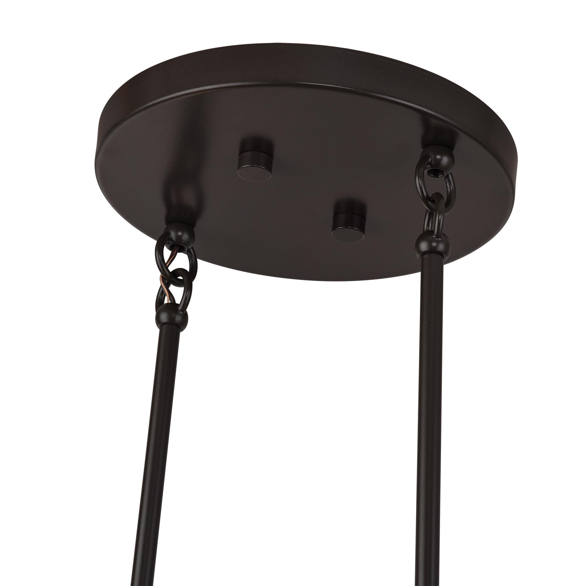 Shown in English Bronze finish and Hand Crafted Oatmeal Color Fabric with White Color Inside shade