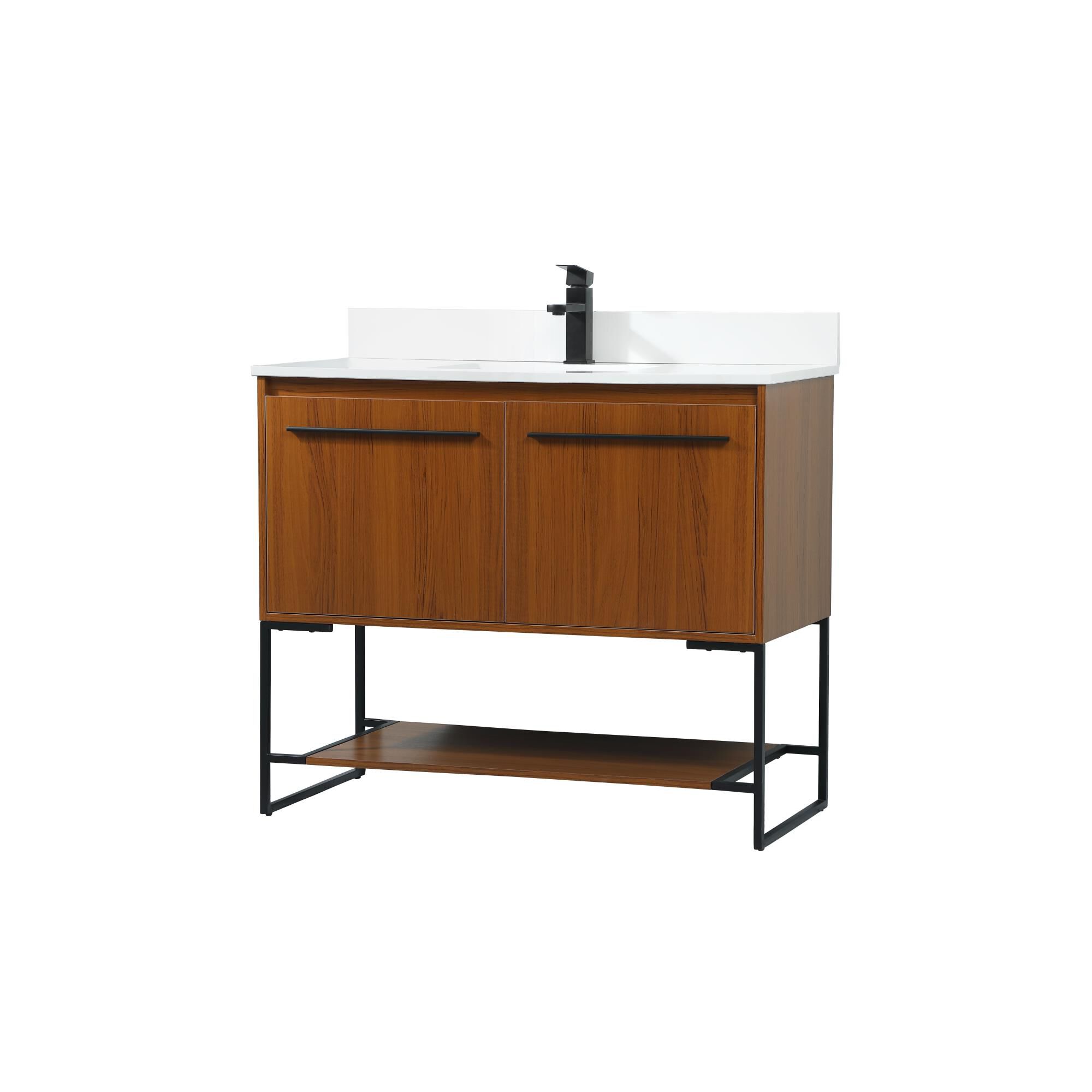 Shown in Teak finish