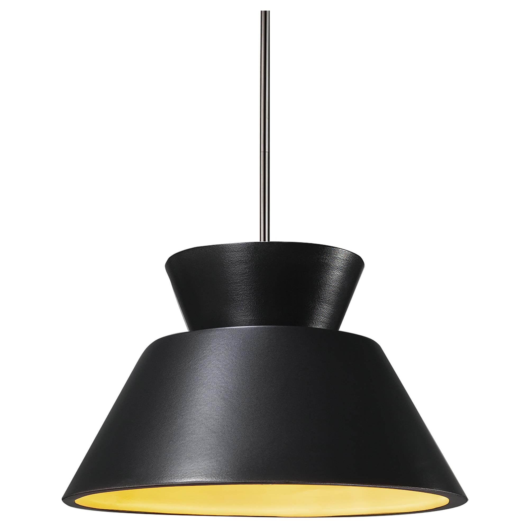 Trapezoid 11 Inch Mini Pendant by Justice Design Group
