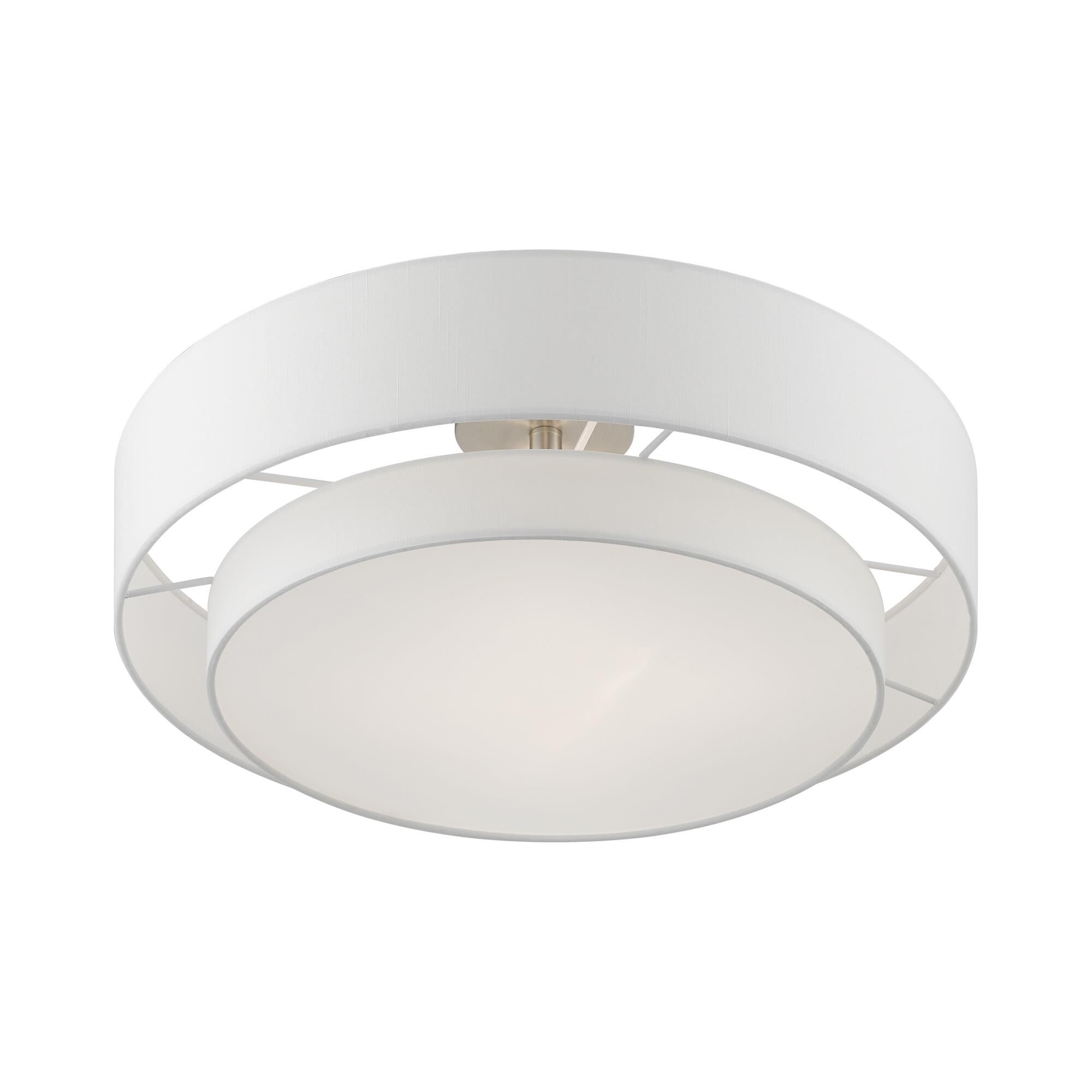 Meridian 22 Inch 4 Light Semi Flush Mount by Livex Lighting
