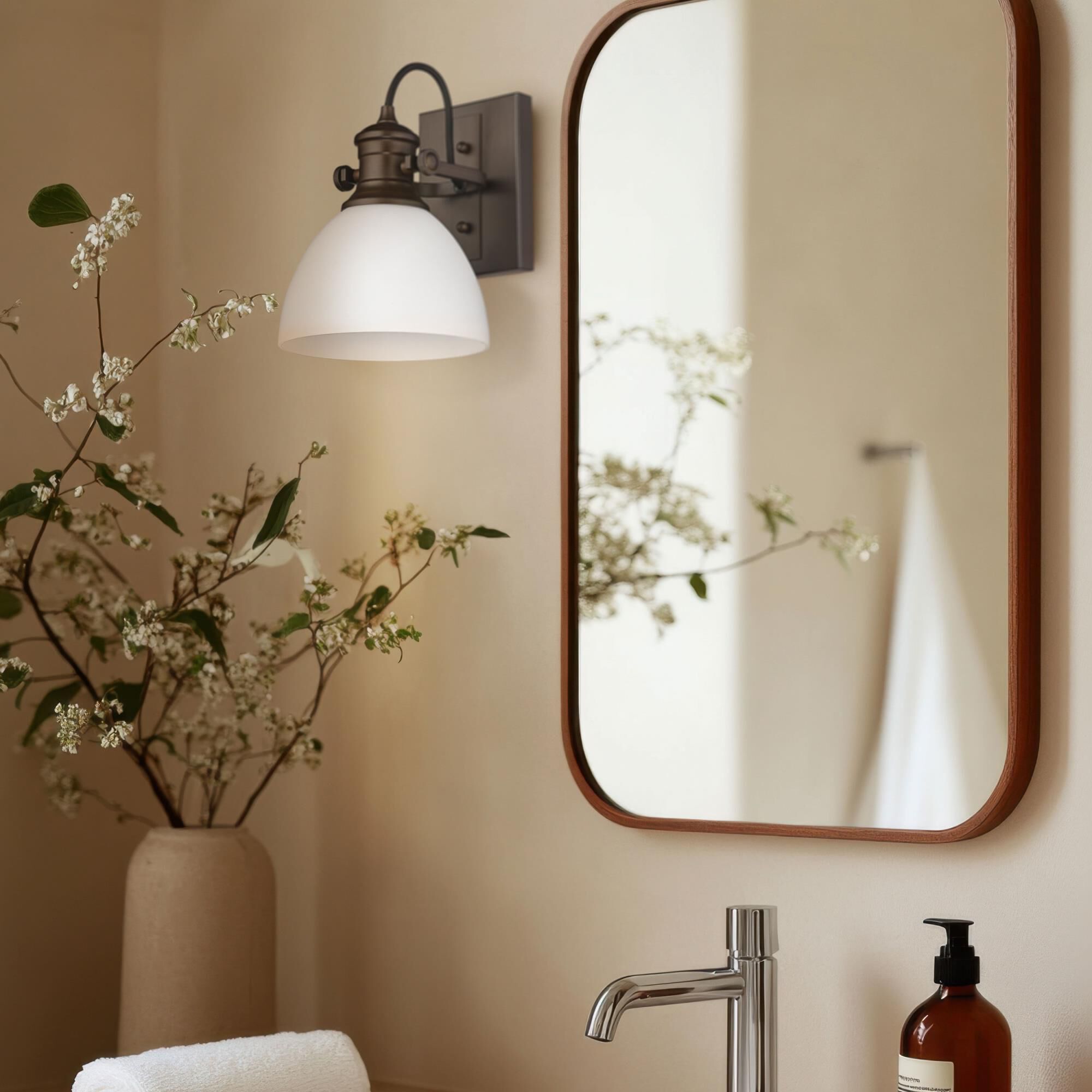 Hines 9 Inch Bath Fixture by Golden Lighting