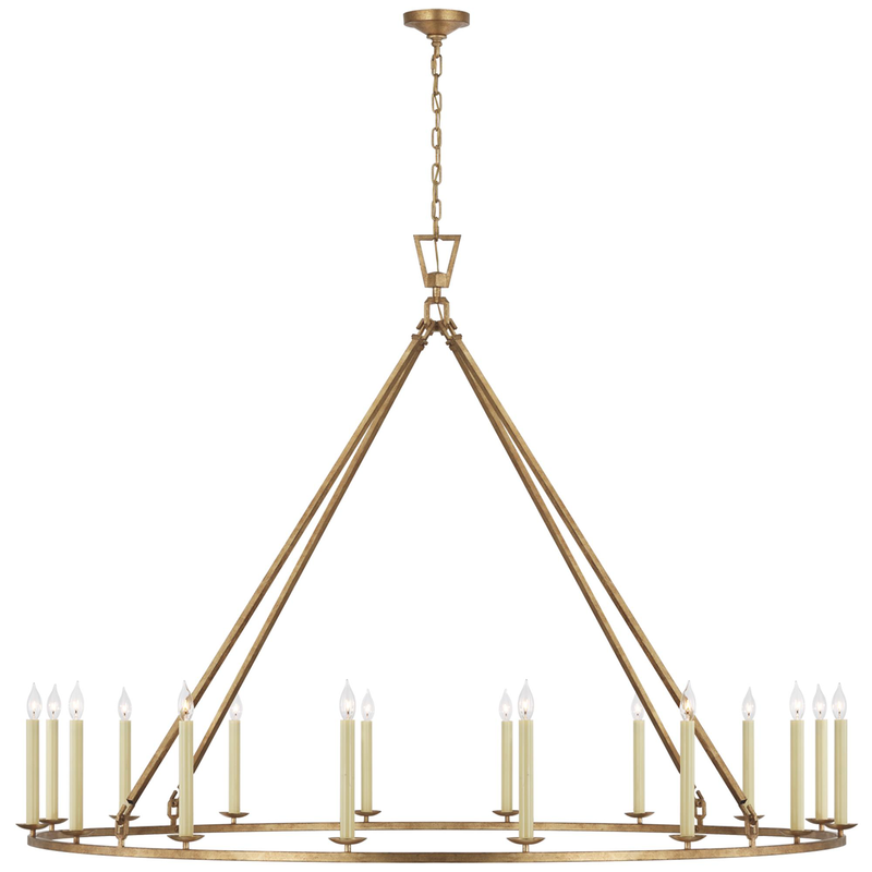 Chapman and Myers Darlana 73 Inch 16 Light LED Chandelier by Visual Comfort Signature Collection