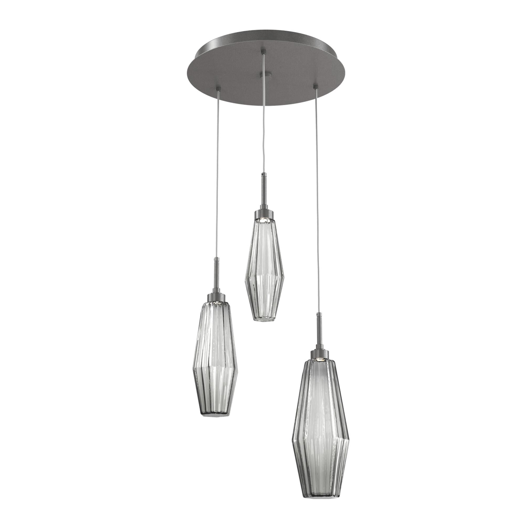 Aalto 17 Inch 3 Light Multi Light Pendant,