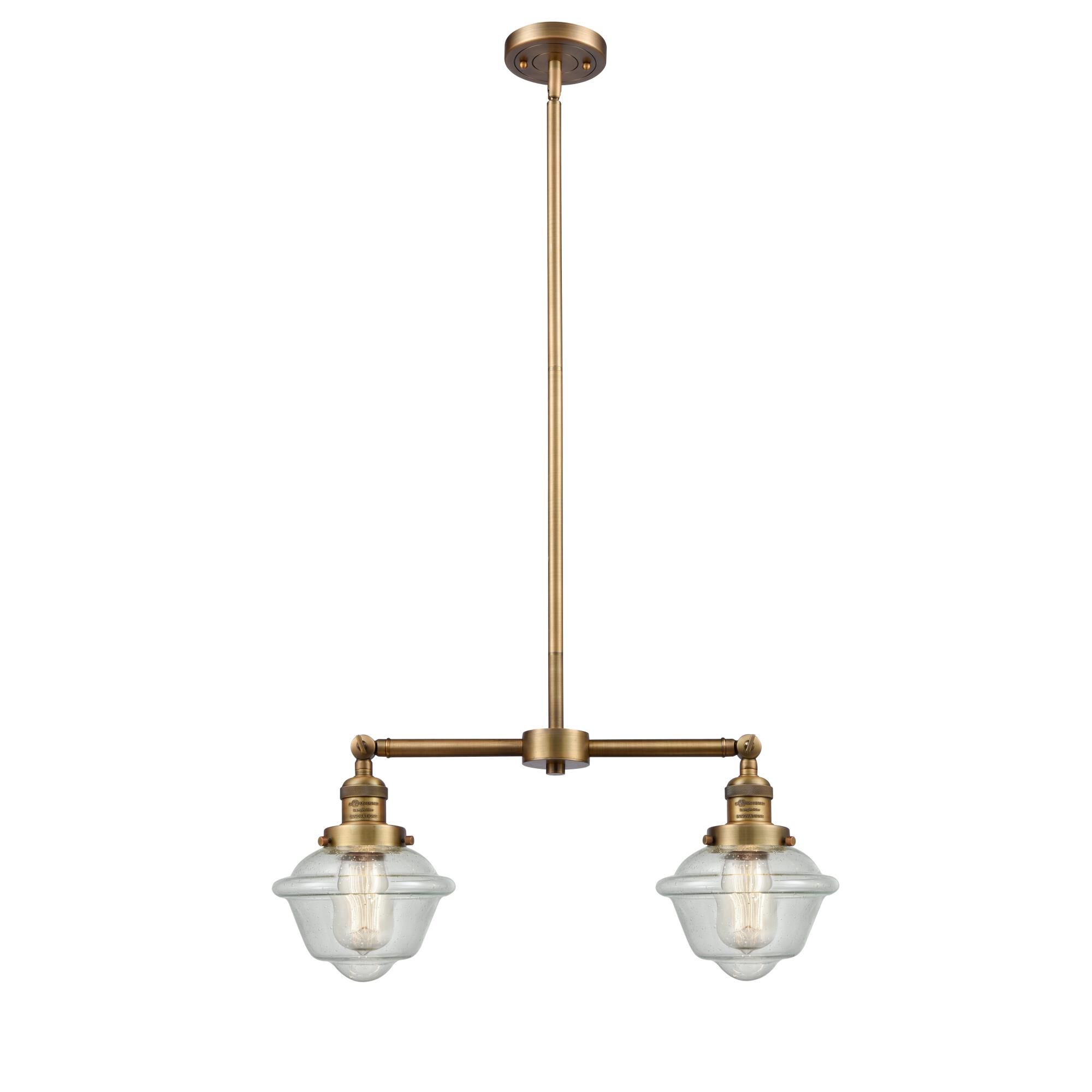 Bruno Marashlian Small Oxford 24 Inch 2 Light Chandelier by Innovations Lighting
