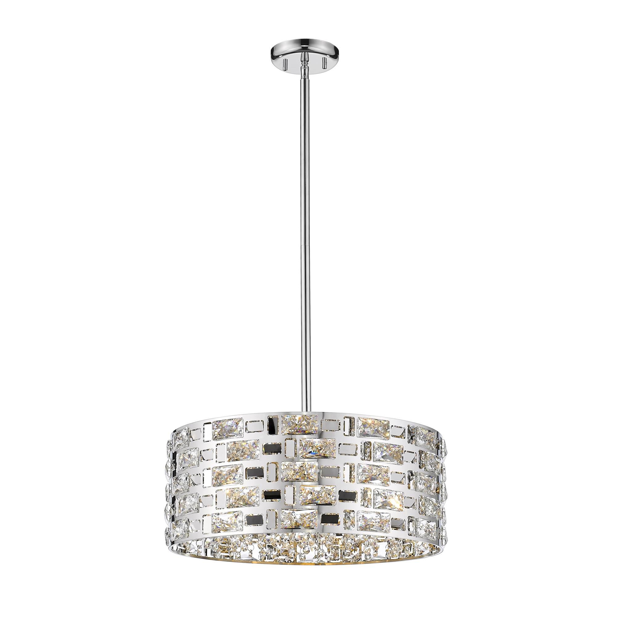 Aludra 18 Inch 5 Light Mini Chandelier by Z-Lite