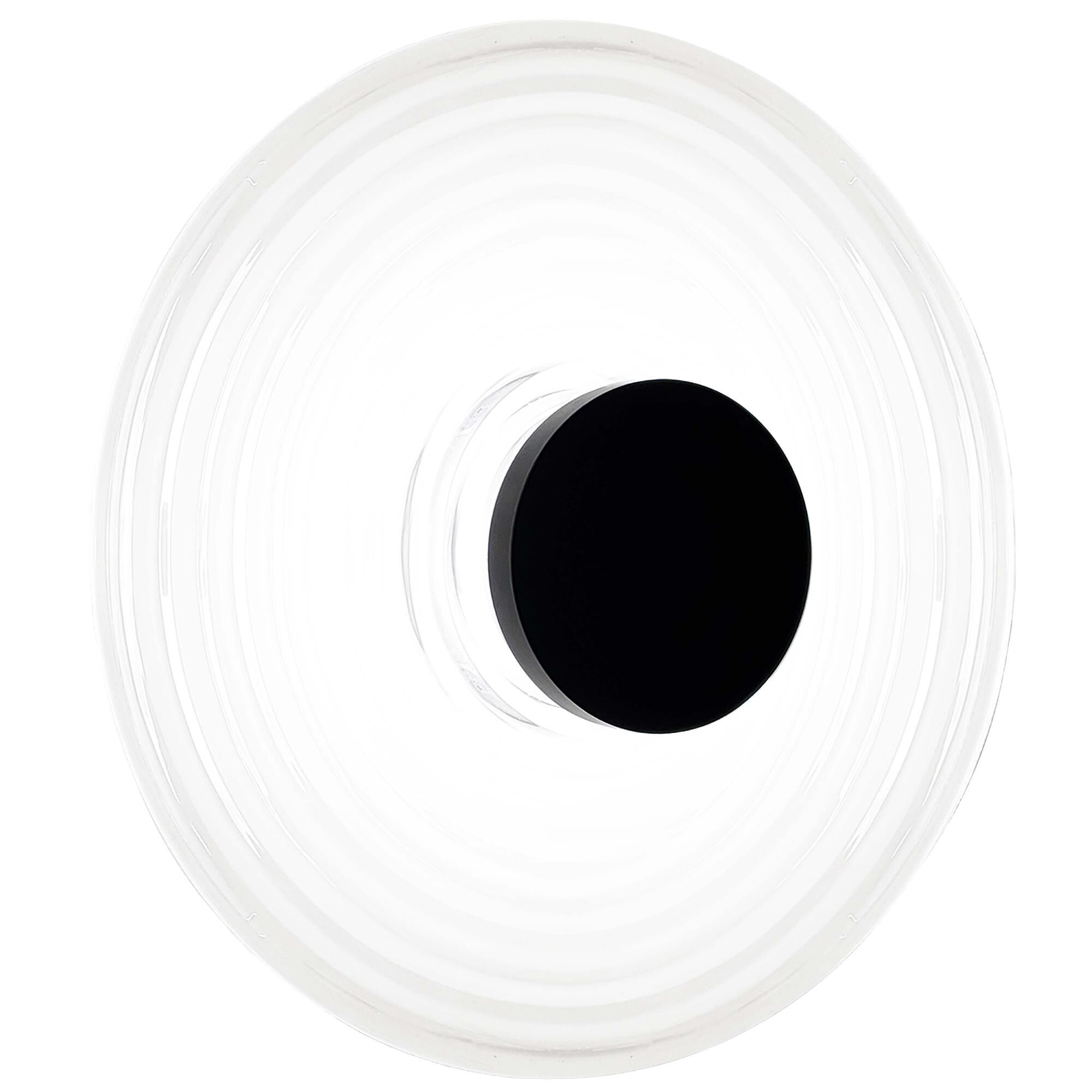 Shown in Matte Black finish and White glass