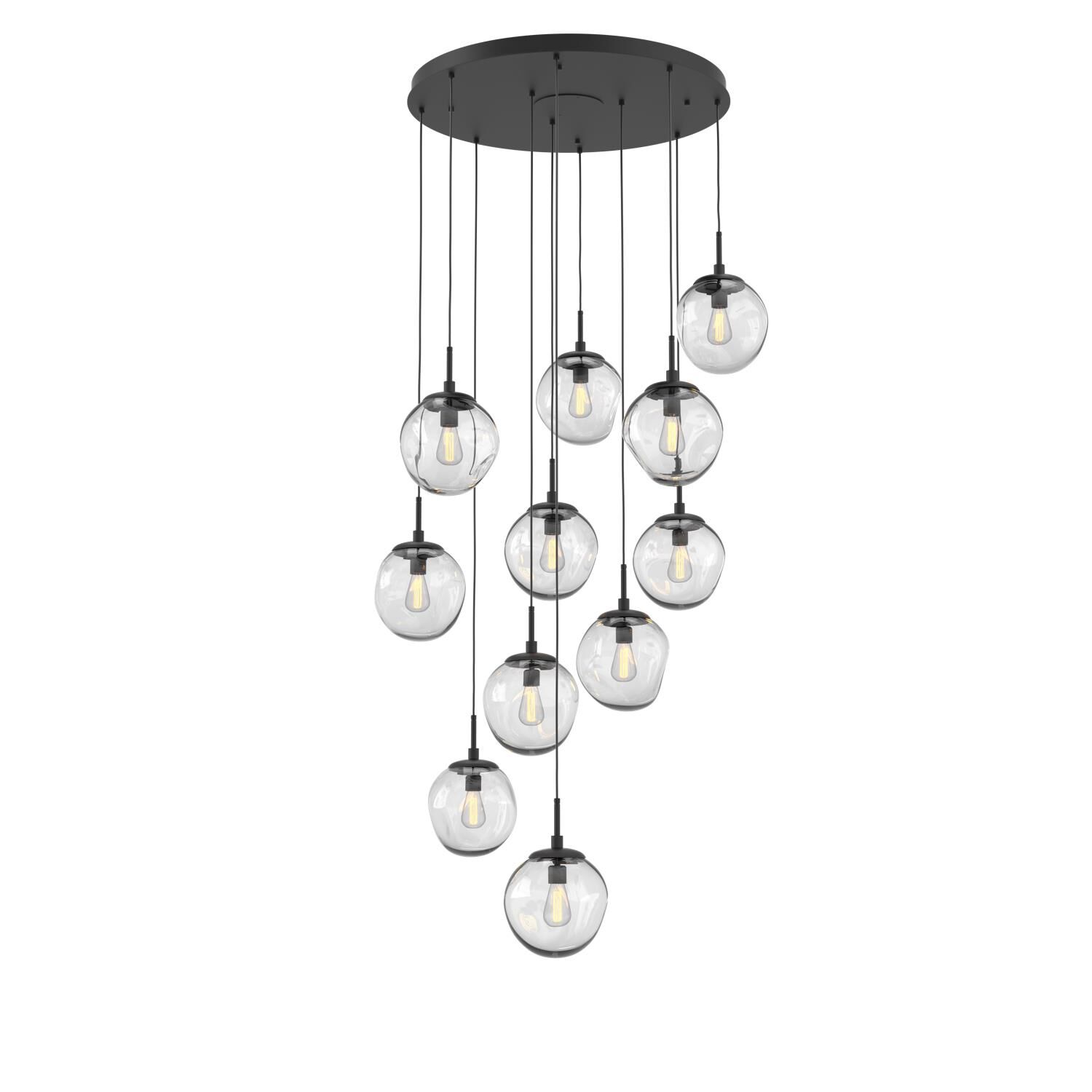 Levi Wilson Nebula 37 Inch 11 Light Multi Light Pendant by Hammerton Studio