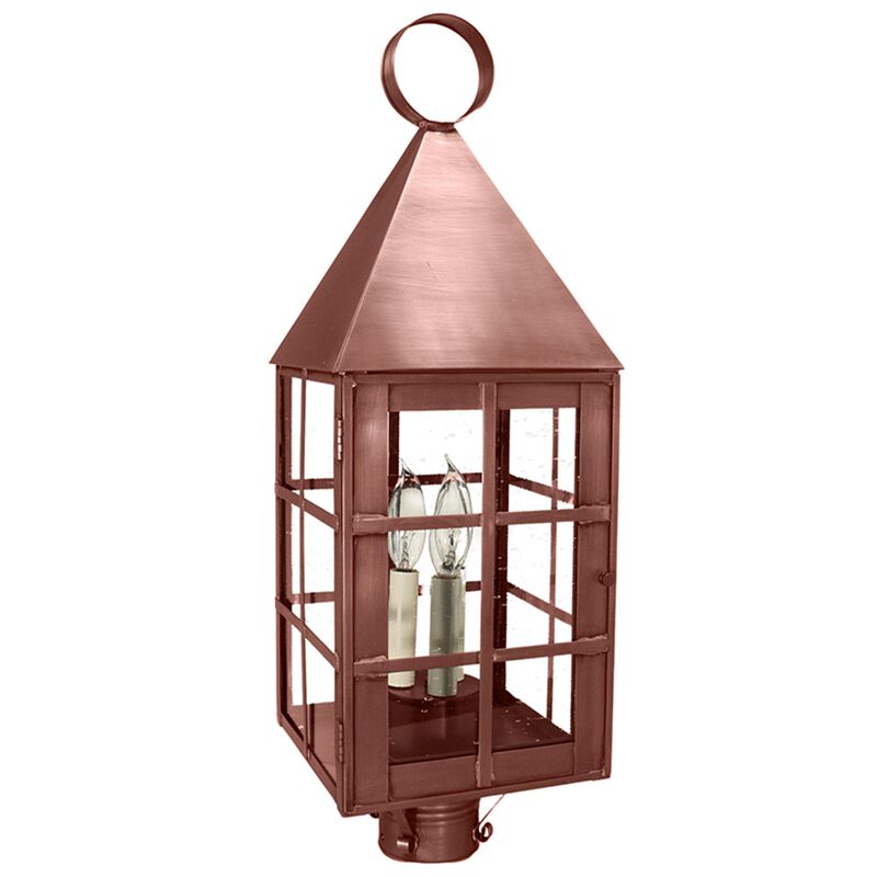 York 25 Inch 3 Light Outdoor Post Lamp by Northeast Lantern