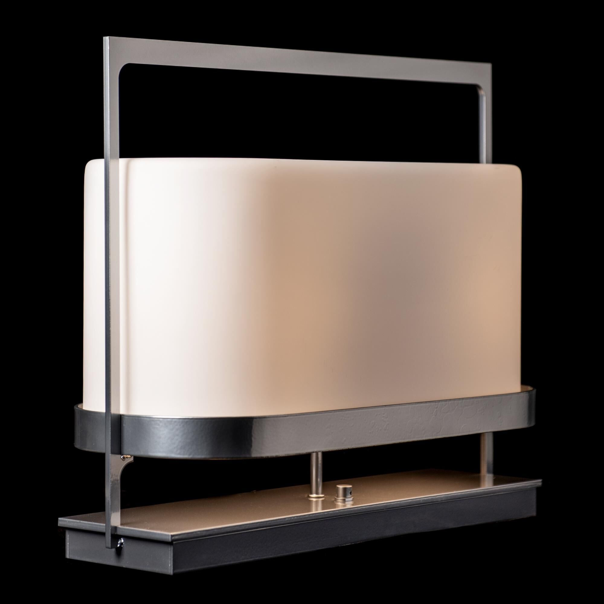 Shown in Sterling finish and Opal glass