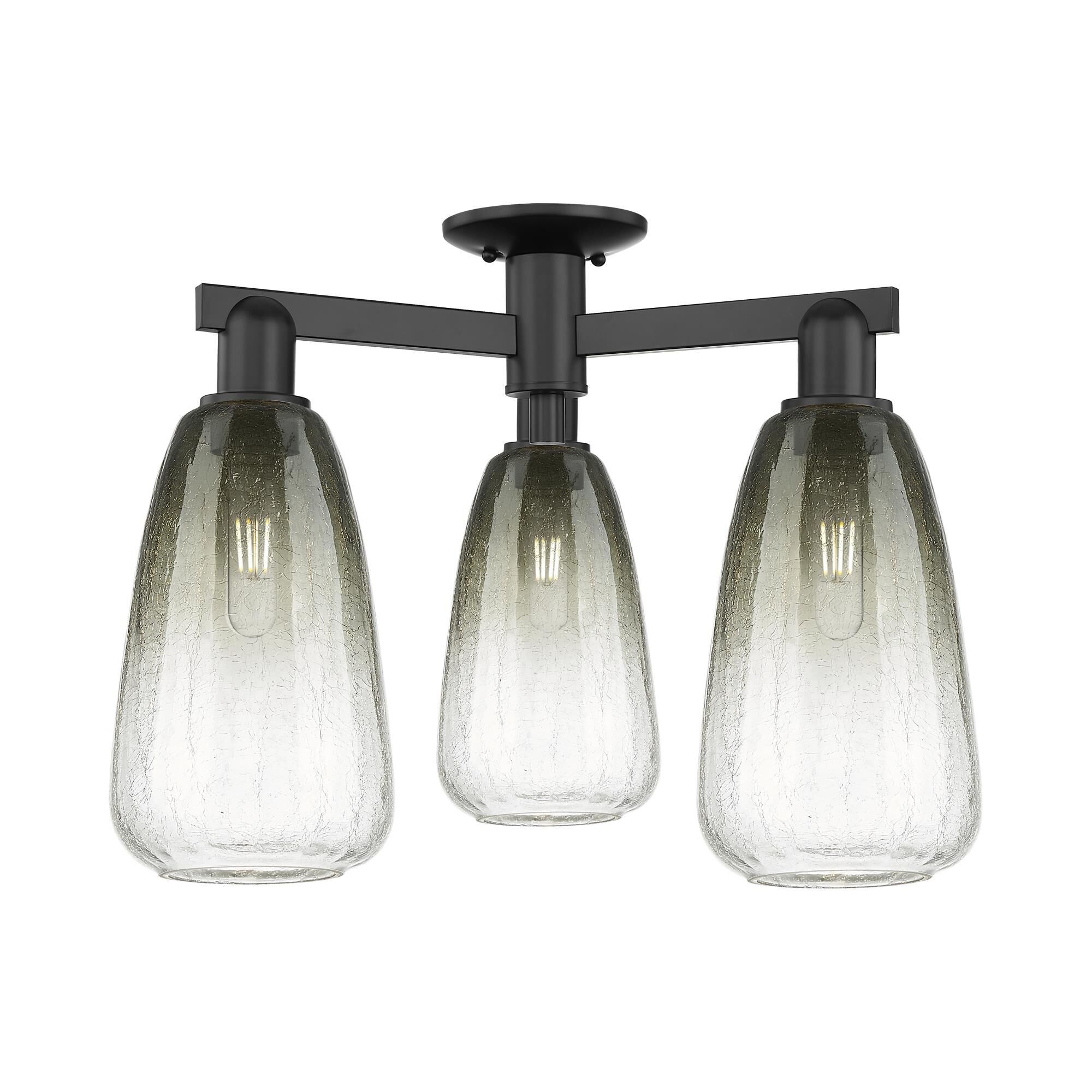 Bruno Marashlian Brookhaven Almond 24 Inch Semi Flush Mount by Innovations Lighting