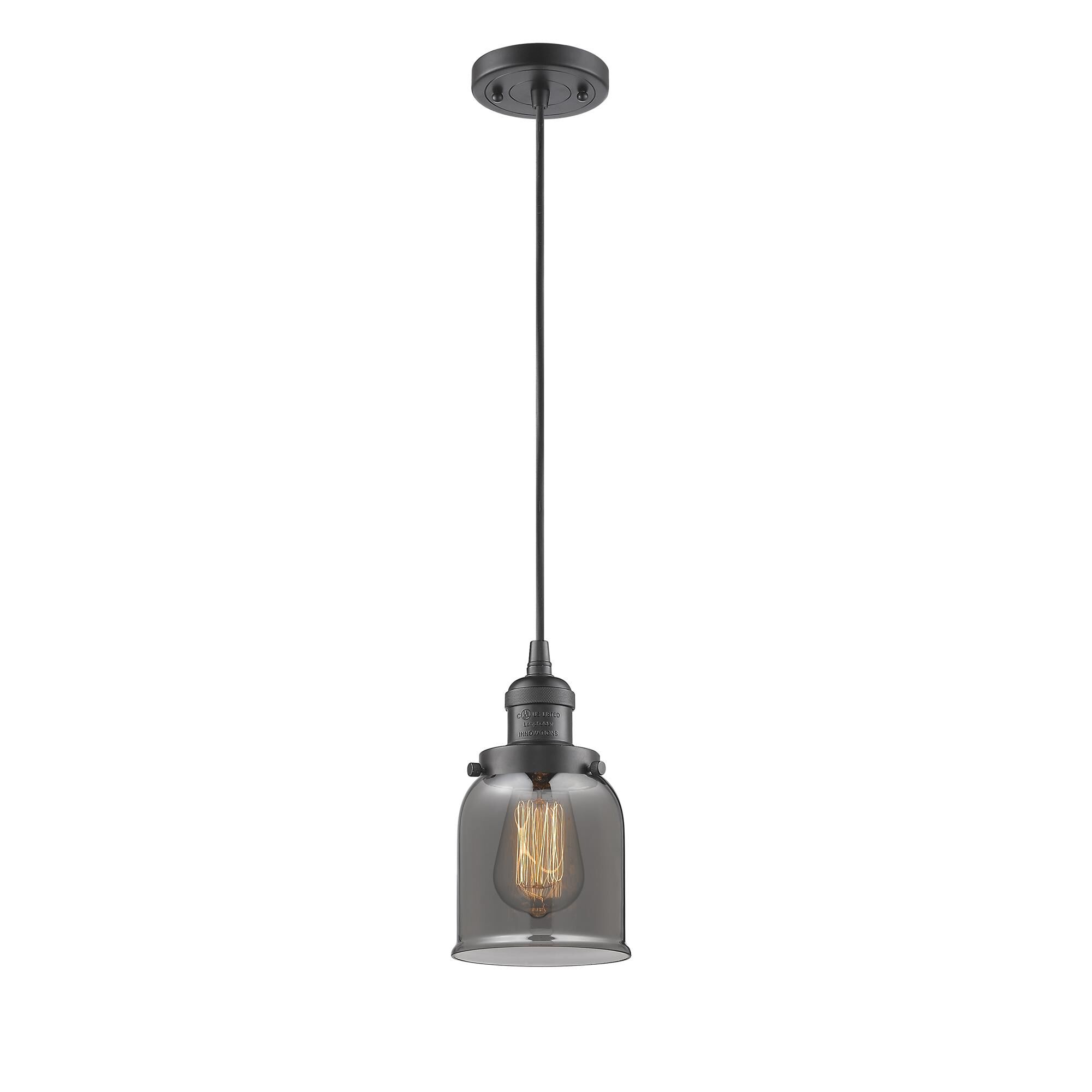 Shown in Oil Rubbed Bronze finish and Plated Smoked glass