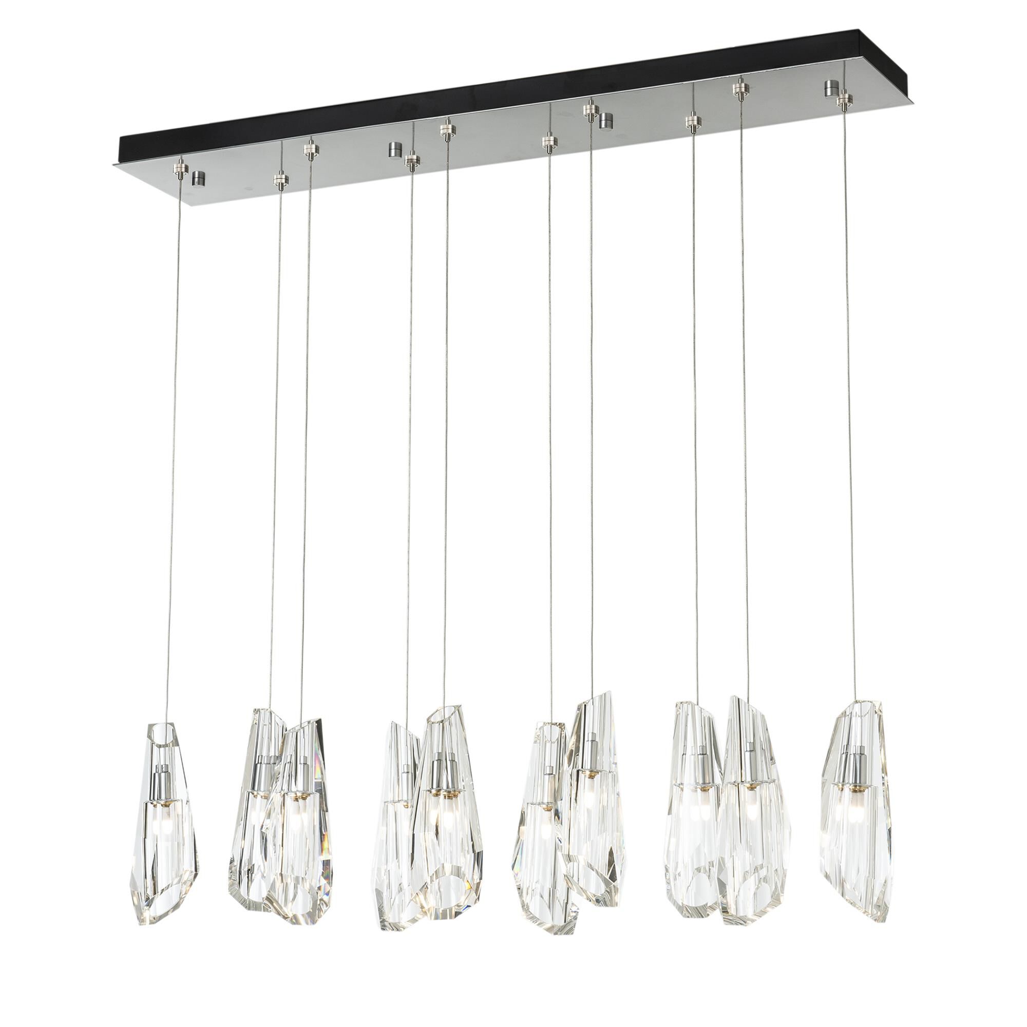 Shown in Sterling finish and Crystal accent