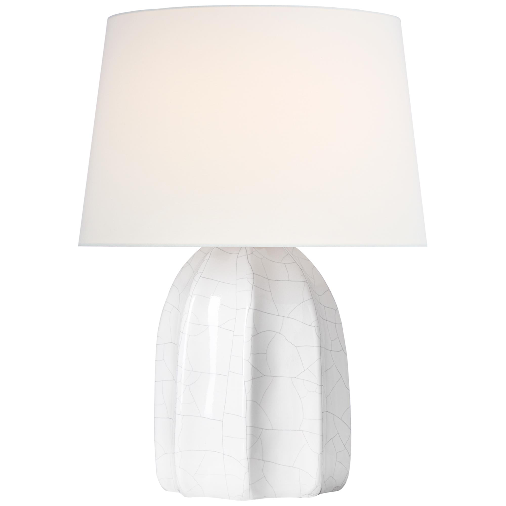 Shown in Crackled Ivory finish
