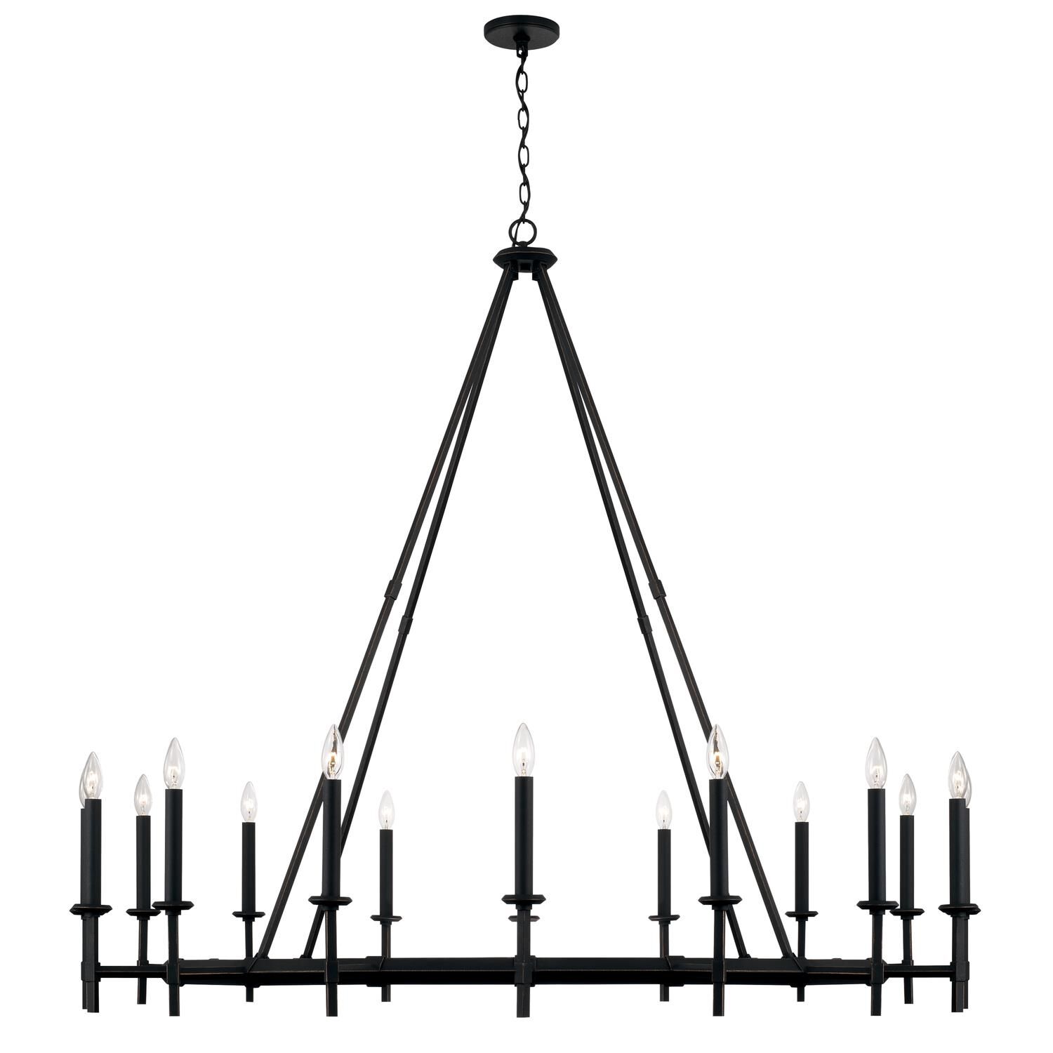 Ogden 60 Inch 16 Light Chandelier by Capital Lighting Fixture Company