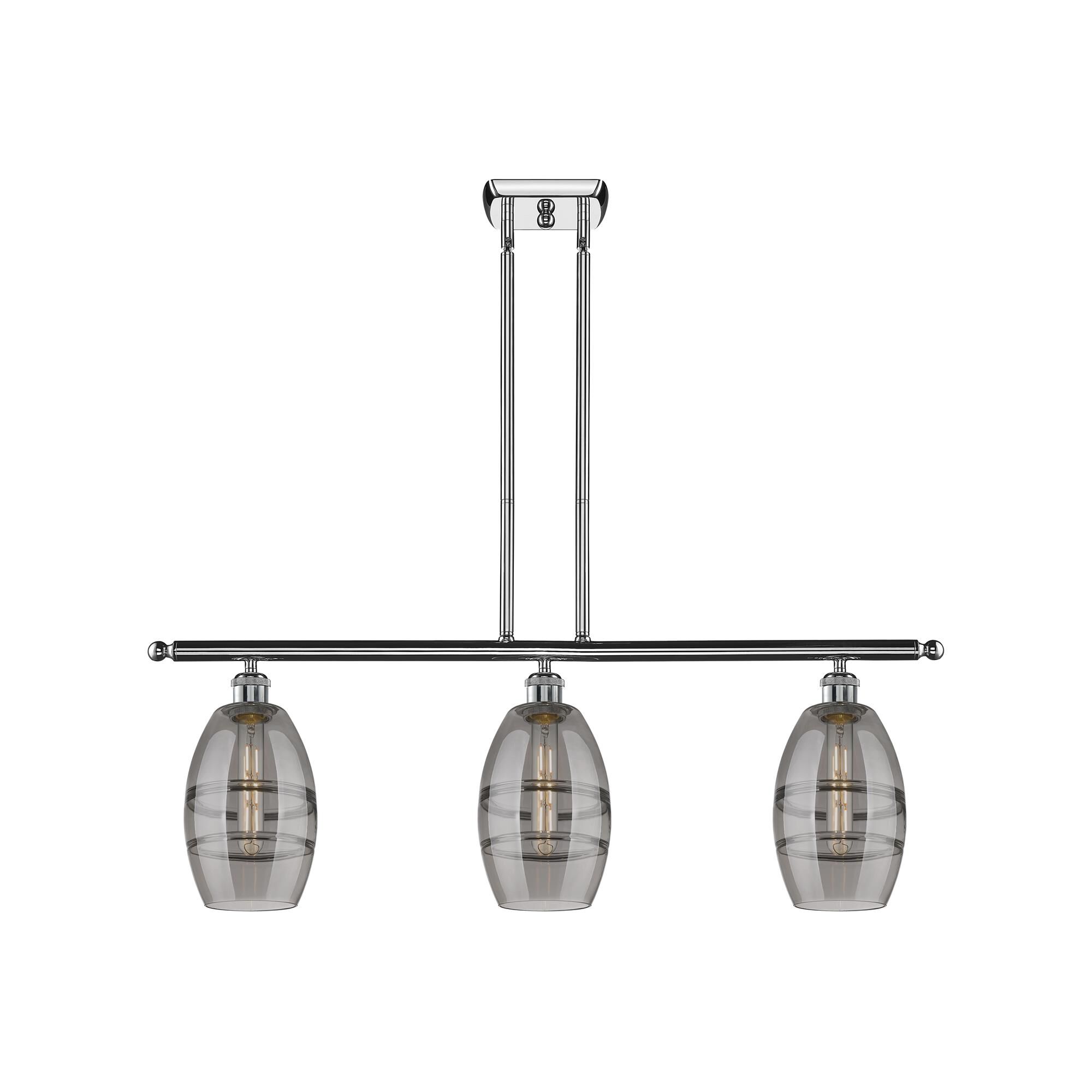 Shown in Polished Chrome finish and Light Smoke glass
