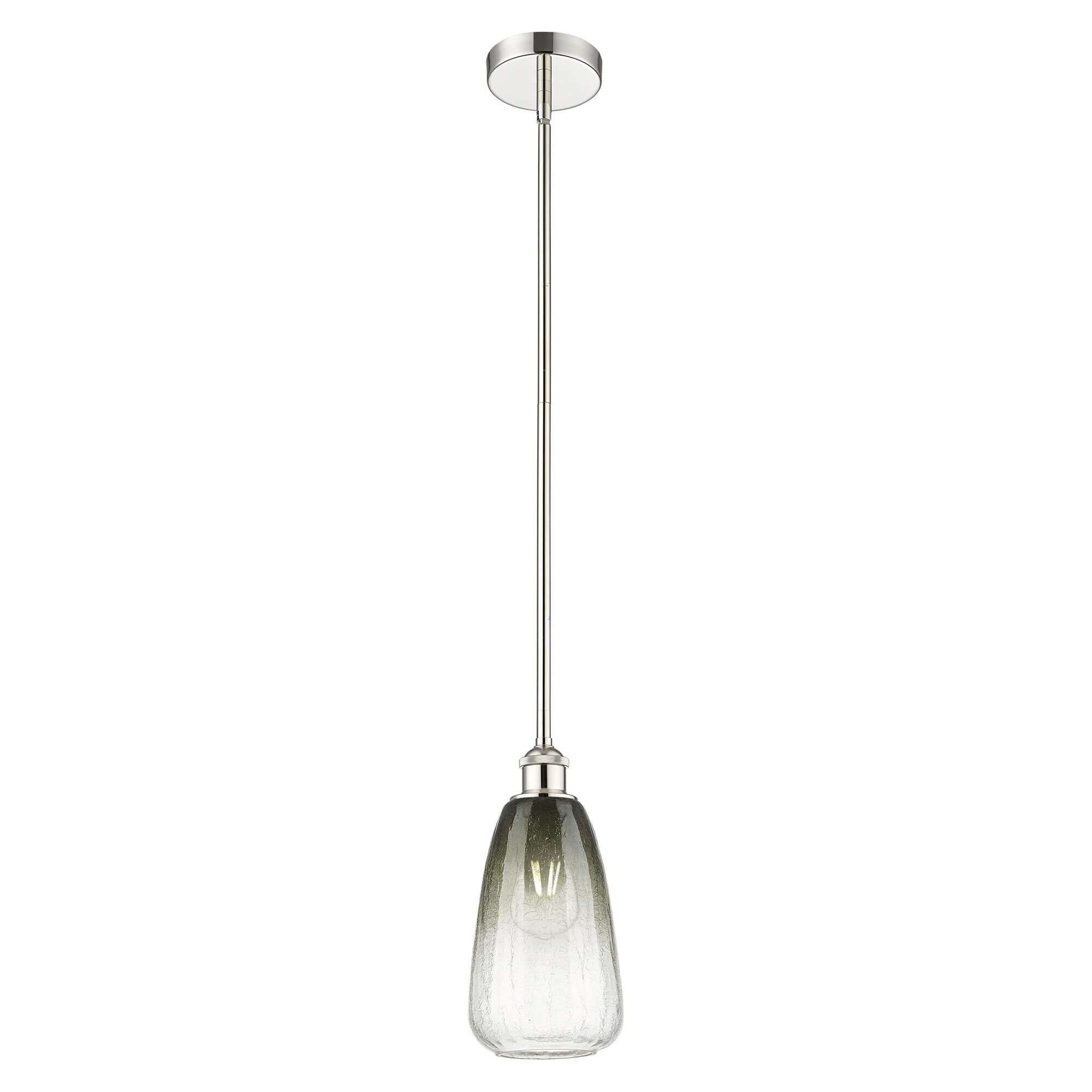 Shown in Polished Nickel finish and Slate glass