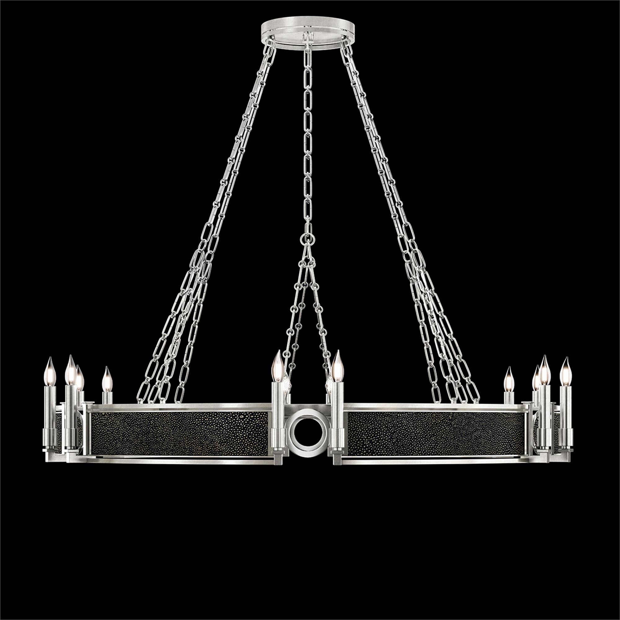 Shown in Silver Leaf and Nickel  finish and Black Knight accent
