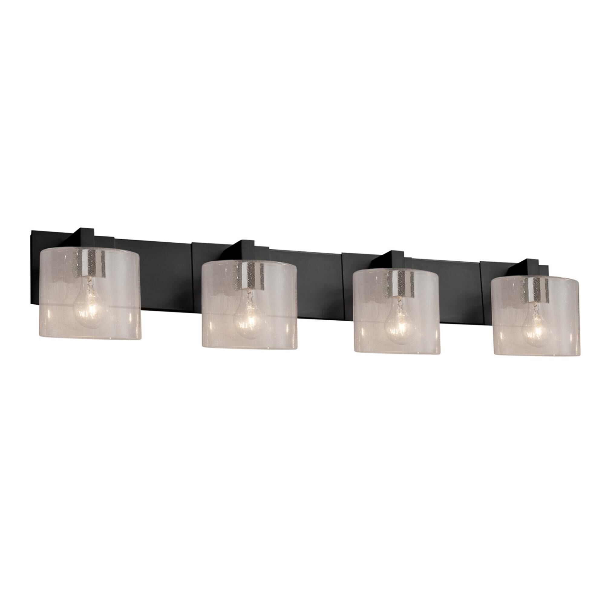 Fusion 35 Inch 4 Light LED Bath Vanity Light by Justice Design Group
