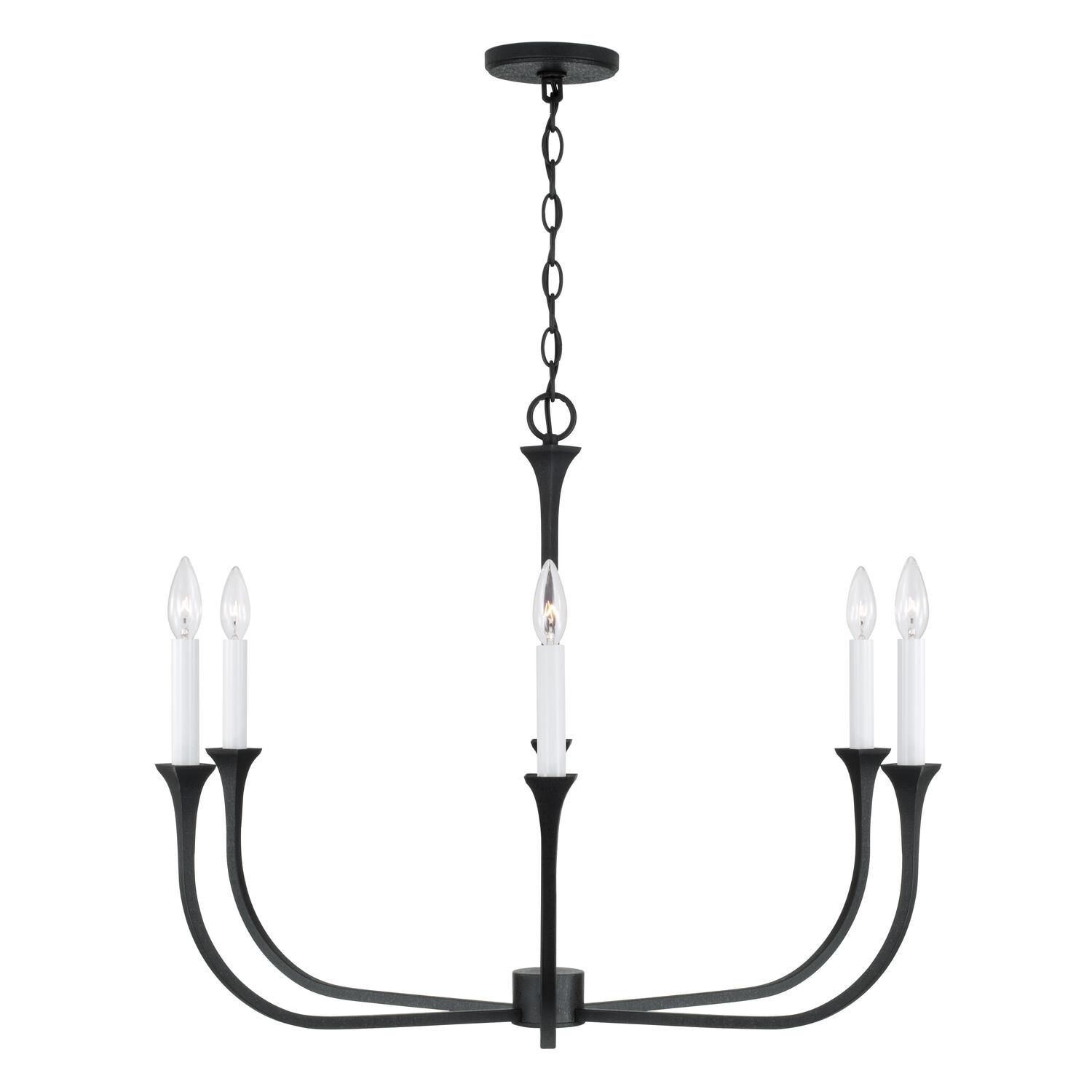 Decklan 32 Inch 6 Light Chandelier by Capital Lighting Fixture Company