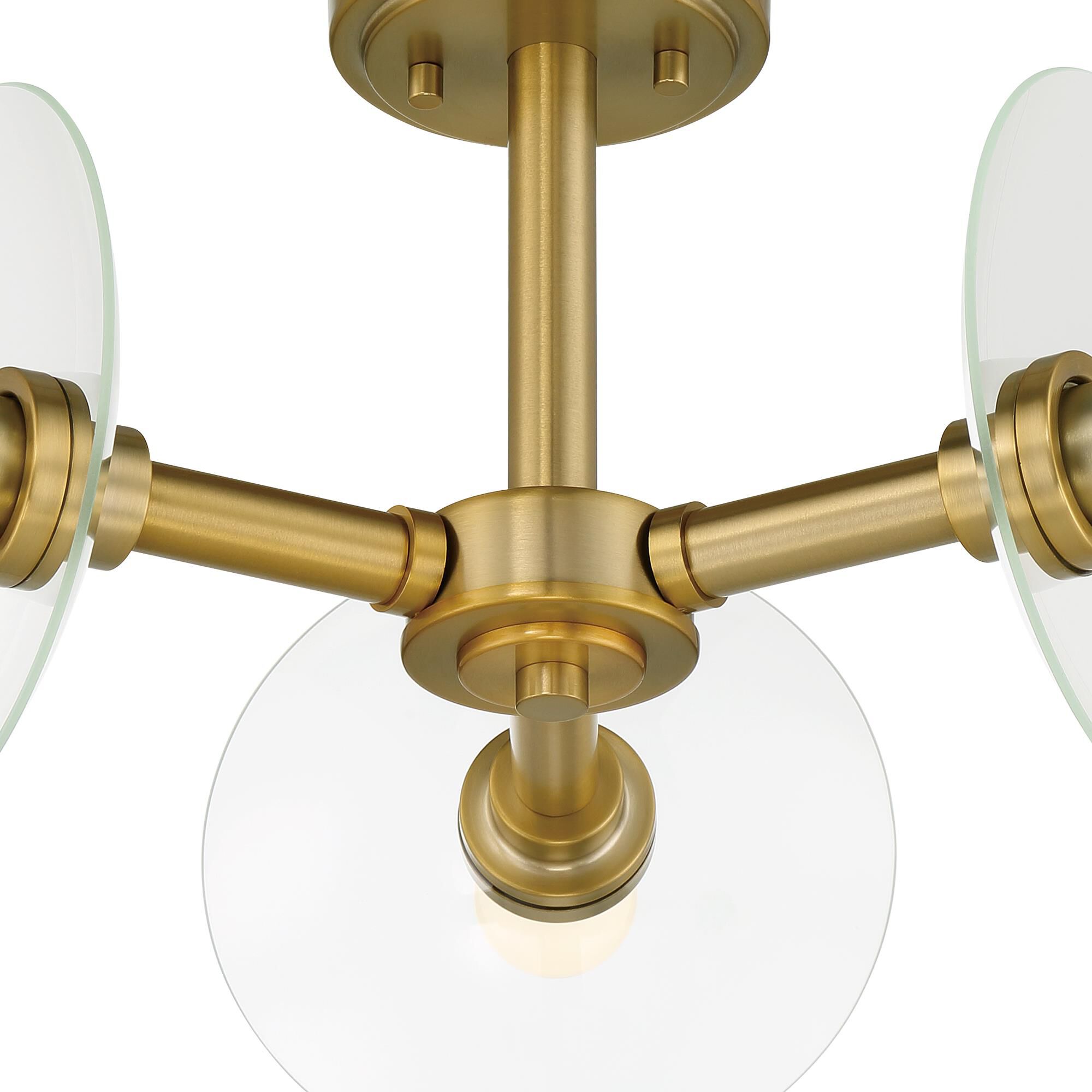 Litto 14 Inch 3 Light Semi Flush Mount by Designers Fountain