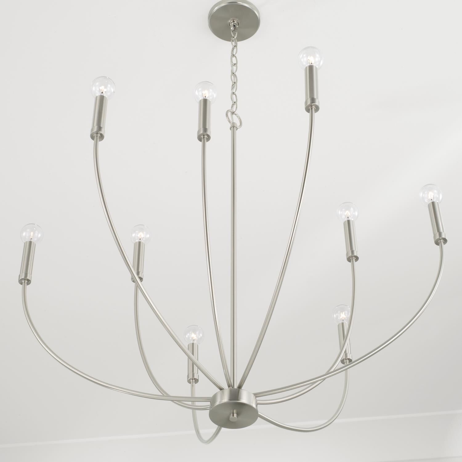 Ansley 35.25 Inch 9 Light Chandelier by Homeplace by Capital Lighting Fixture Company