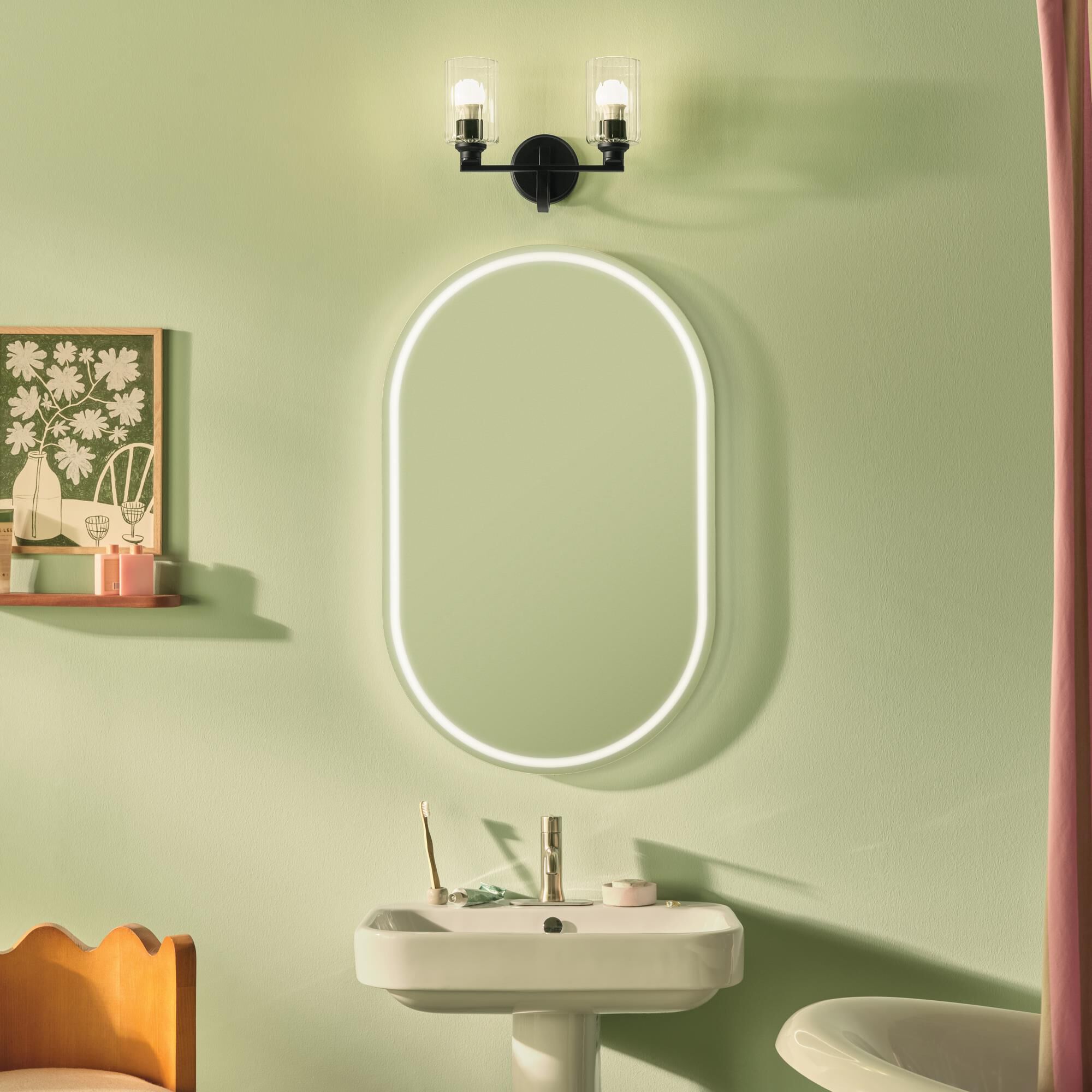 Gioe 14 Inch Bath Vanity Light by Kichler Lighting