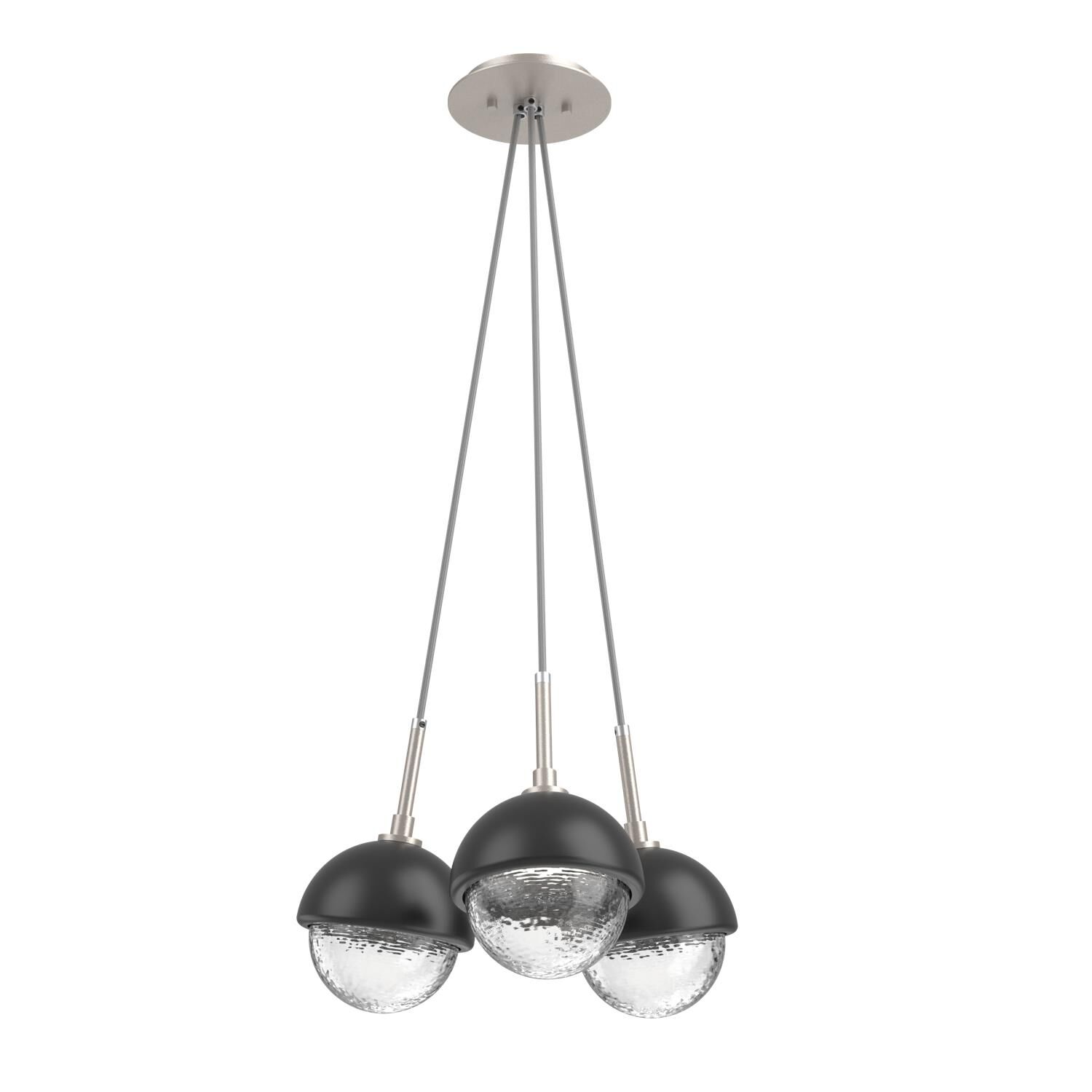 Levi Wilson Cabochon 13 Inch Multi Pendant Light by Hammerton Studio