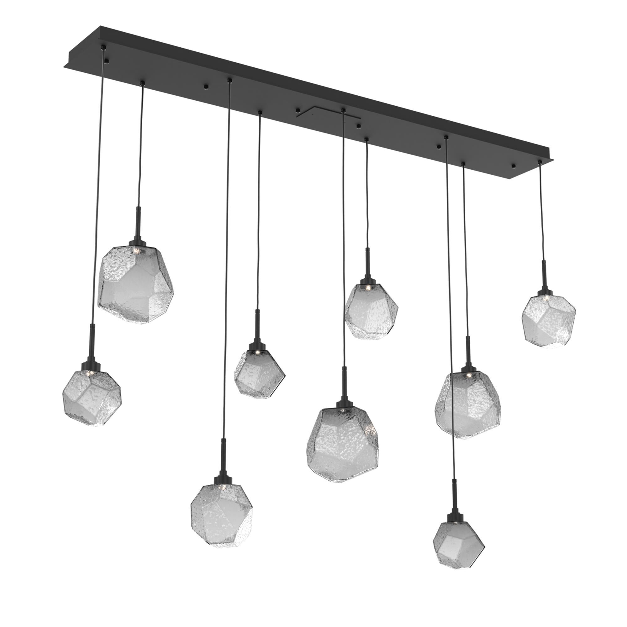 Shown in Matte Black finish and Smoke glass