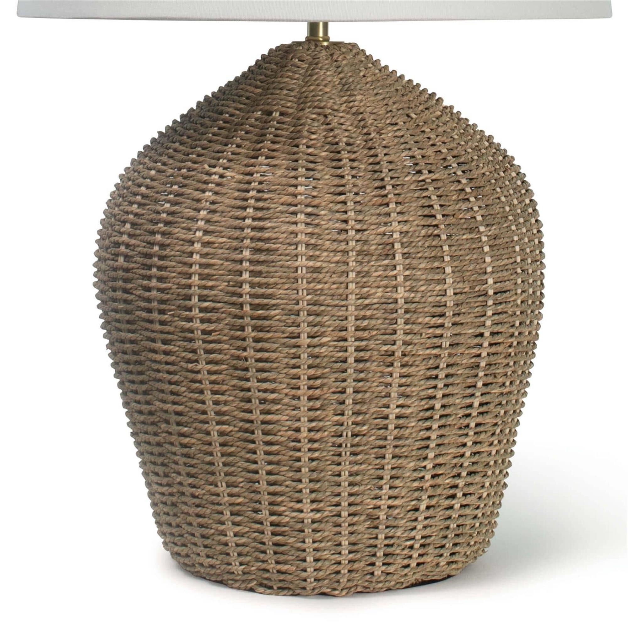 Shown in Natural finish and Linen shade