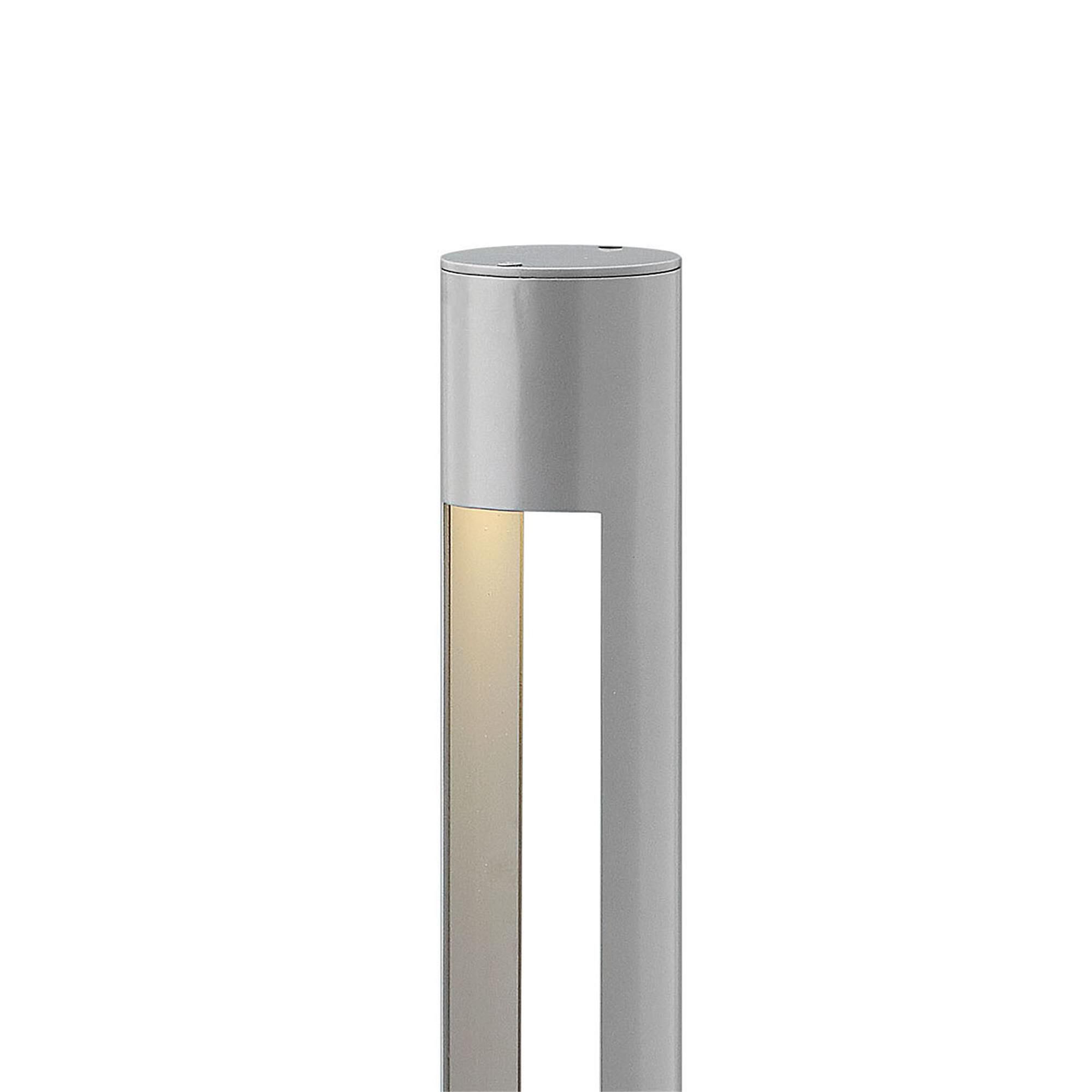 Shown in Titanium finish and Etched Lens glass