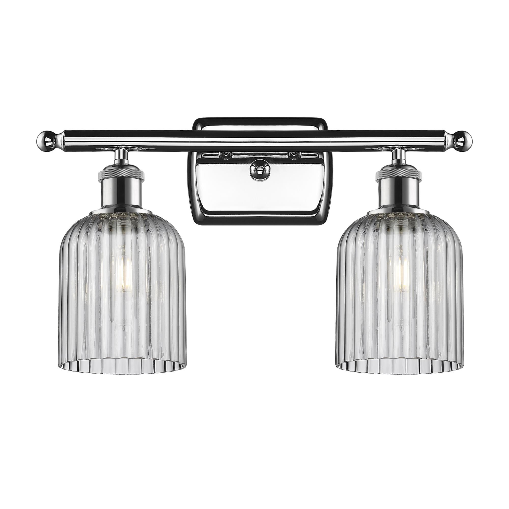 Shown in Polished Chrome finish and Light Smoke shade