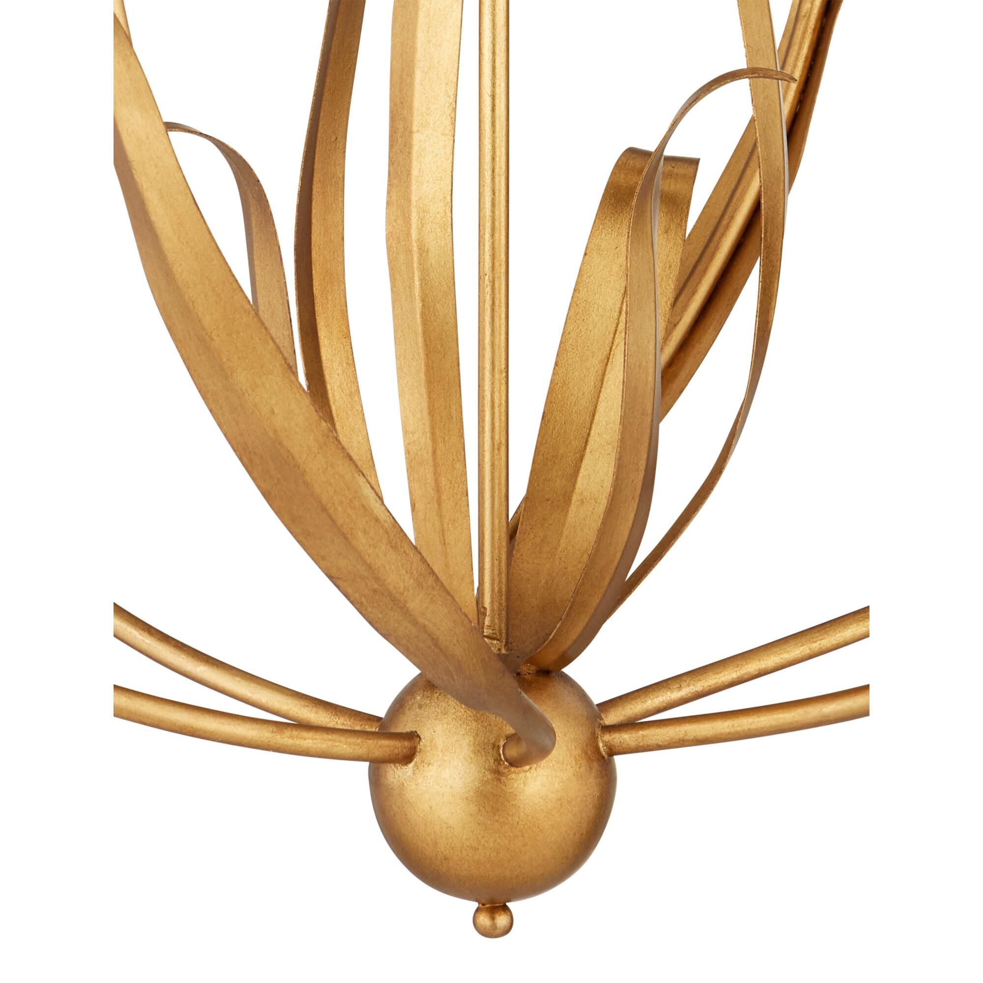 Shown in Antique Gold Leaf finish