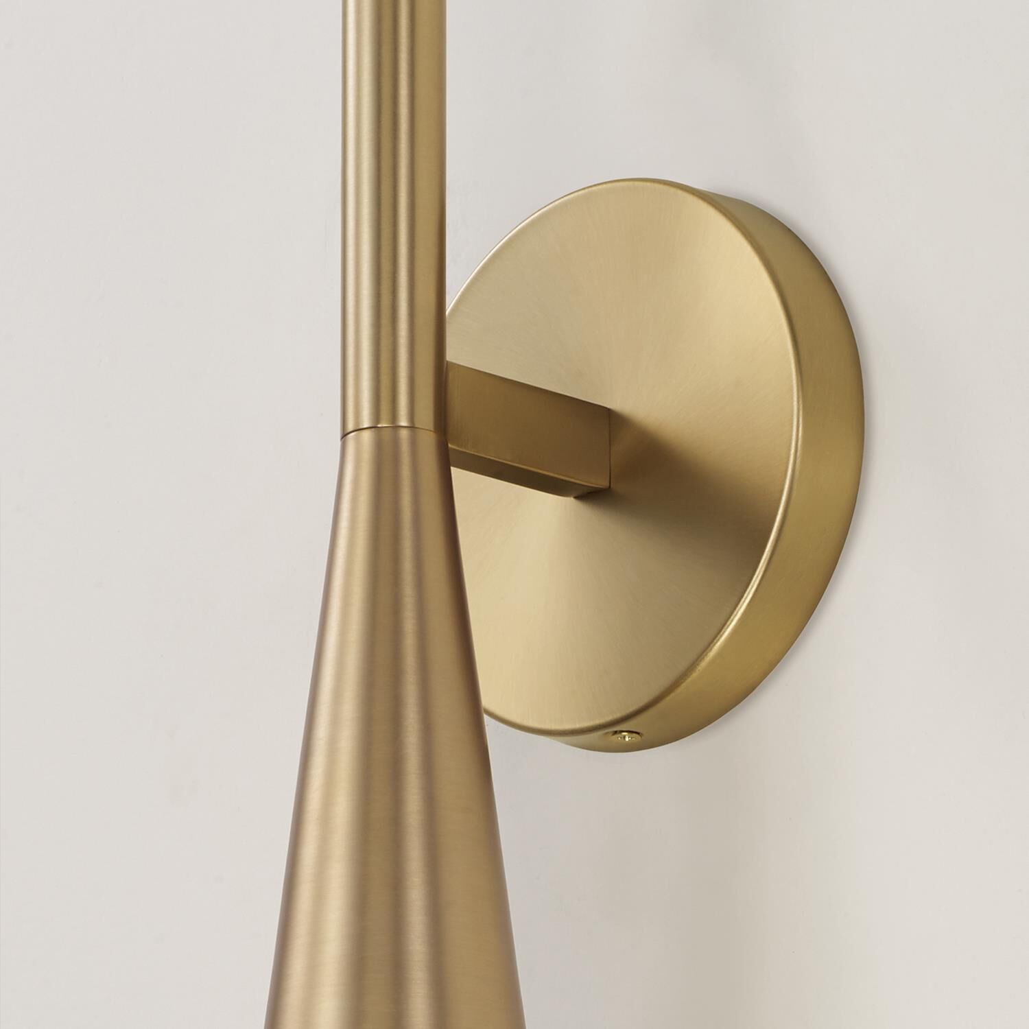 Shown in Matte Brass finish and Matte Brass Metal  With White Interior shade