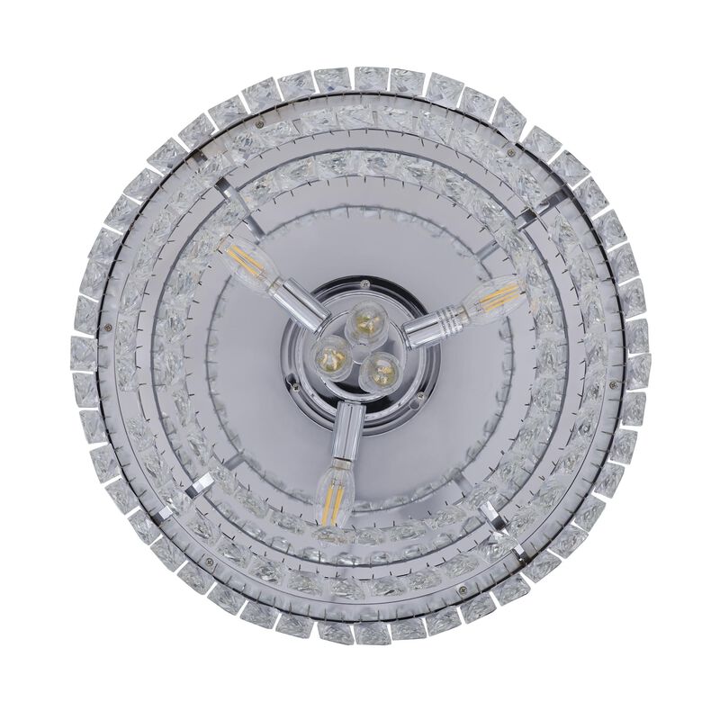 Veil 48 Inch Ceiling Fan with Light Kit by Beacon Lighting