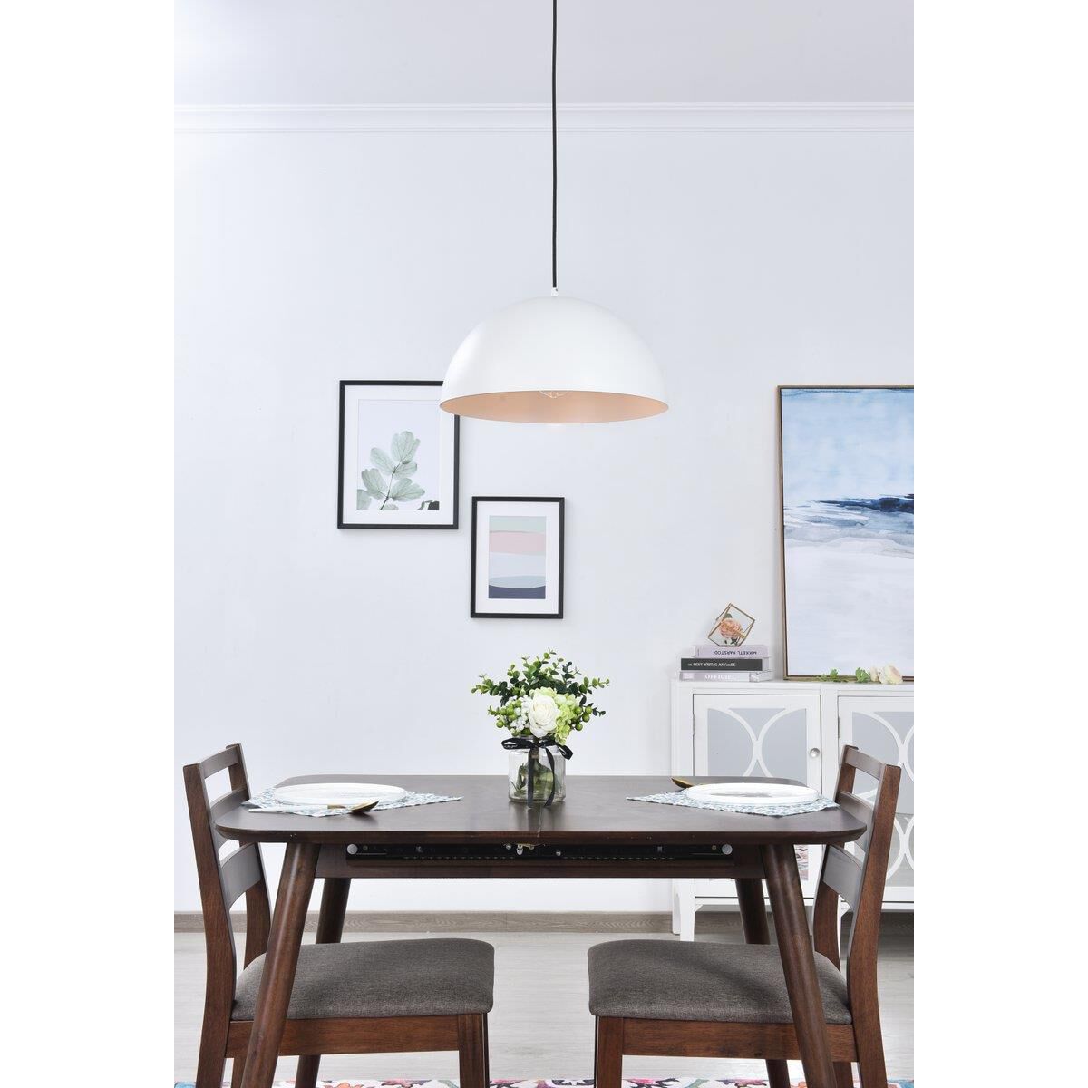 Elegant Lighting Forte 15 Inch Large Pendant