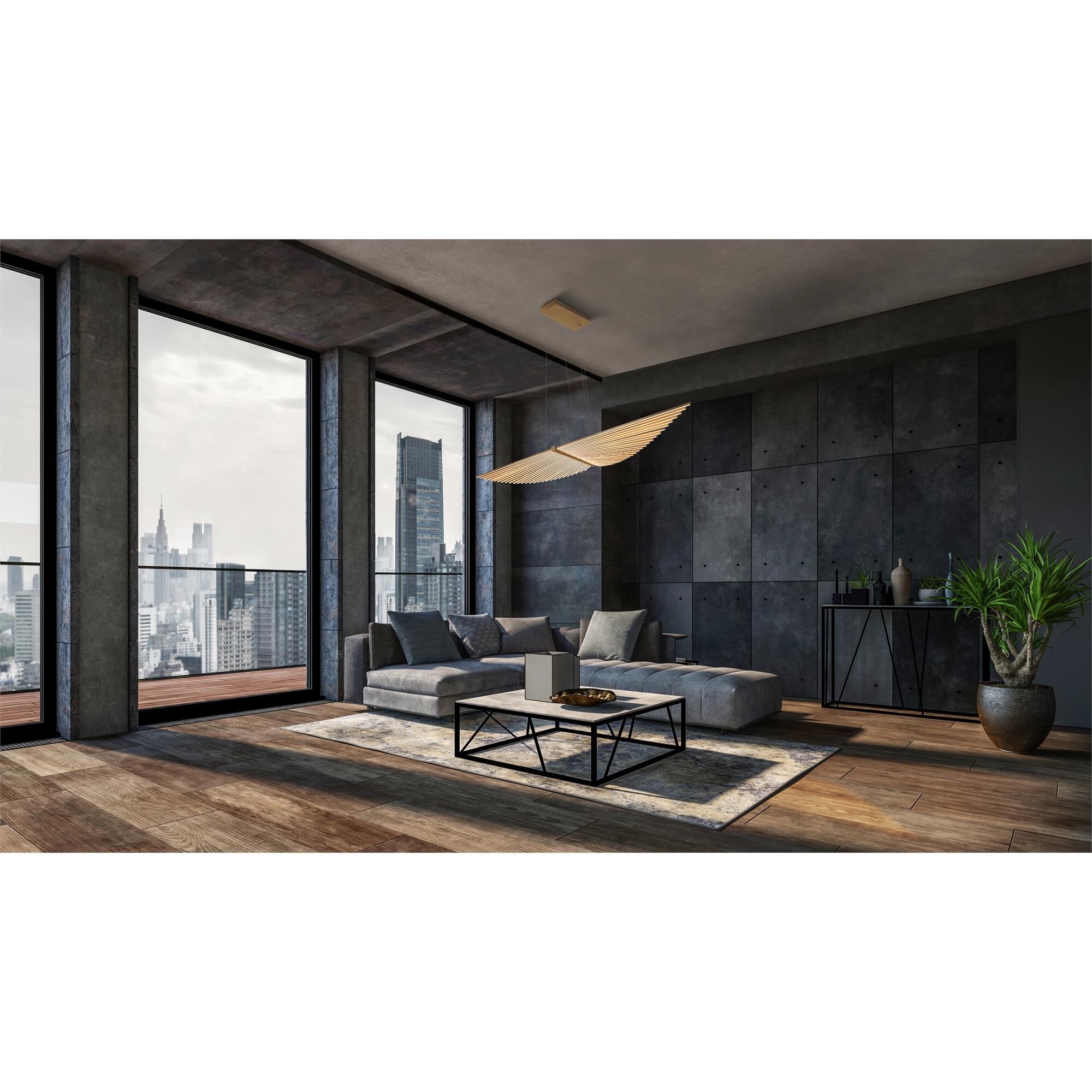 Seraph Large Linear Chandelier,