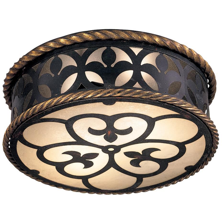 Montparnasse 15 Inch 2 Light Flush Mount by Metropolitan Lighting