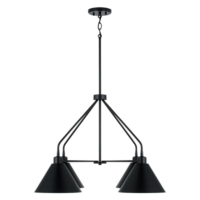 Alden 32 Inch 4 Light Chandelier by Capital Lighting Fixture Company