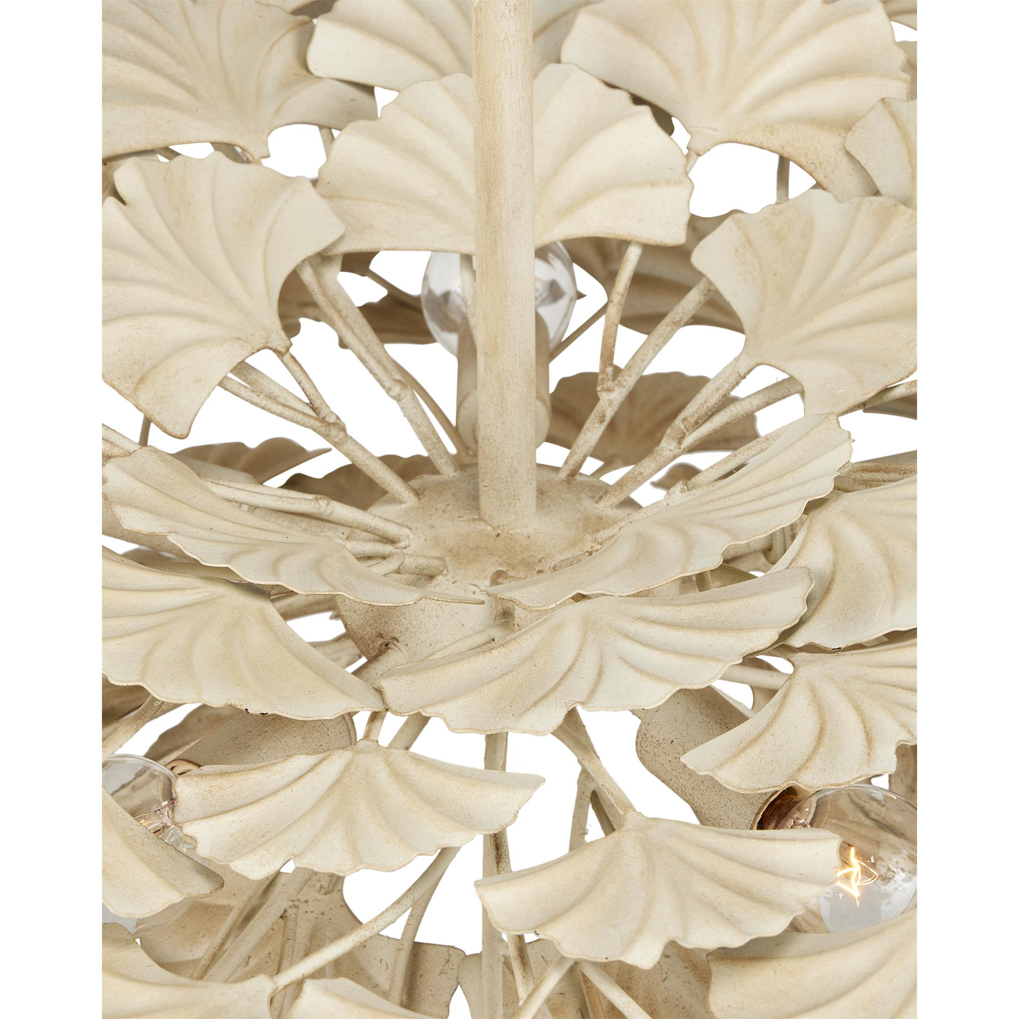 Maidenhair 40 Inch 5 Light Semi Flush Mount,