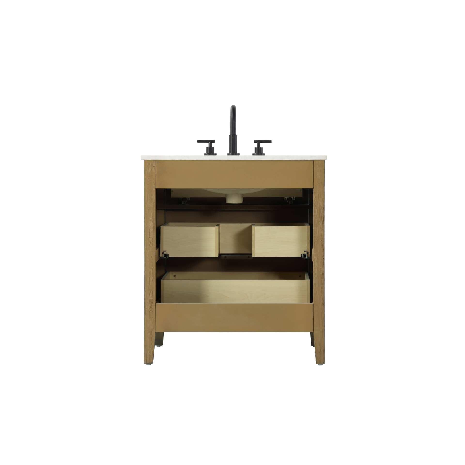 Langston 30 Inch Bath Vanity by Elegant Decor