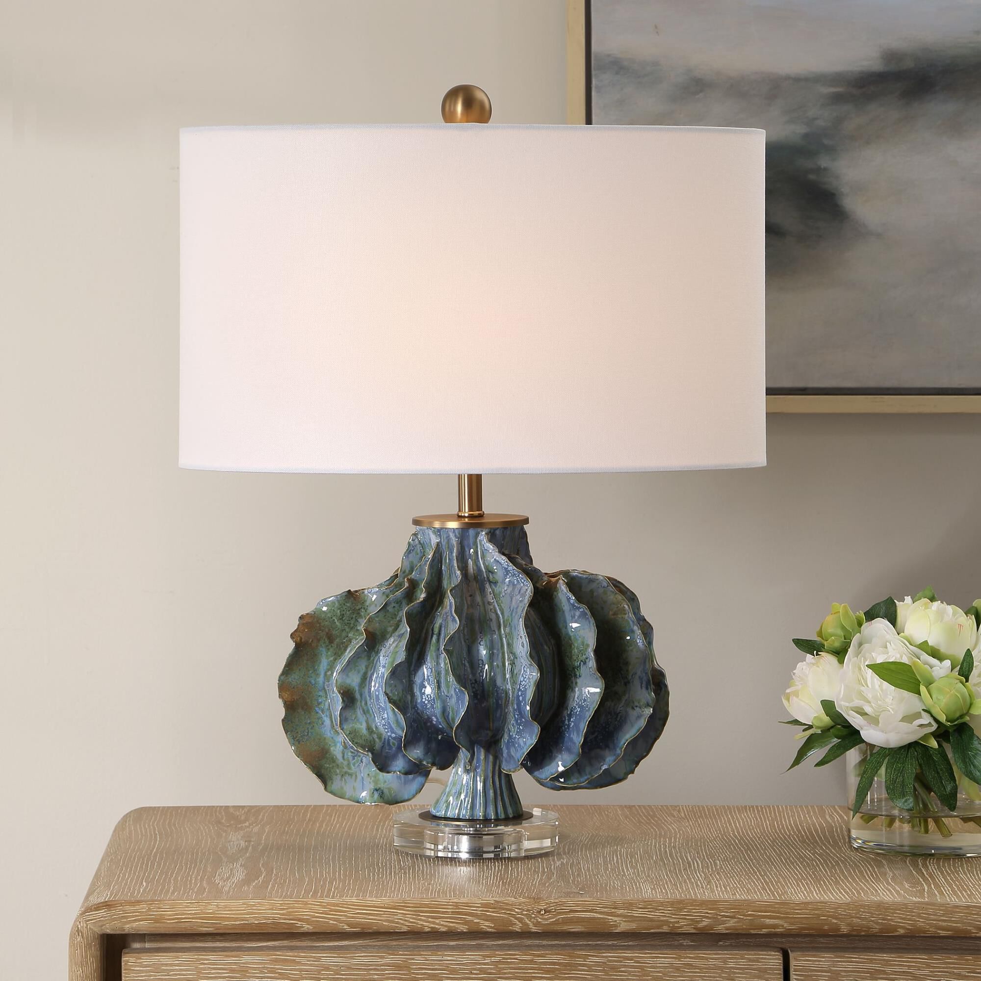 Ruffle Up Table Lamp by Uttermost