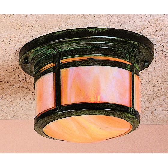Berkeley 10 Inch 1 Light Outdoor Flush Mount by Arroyo Craftsman