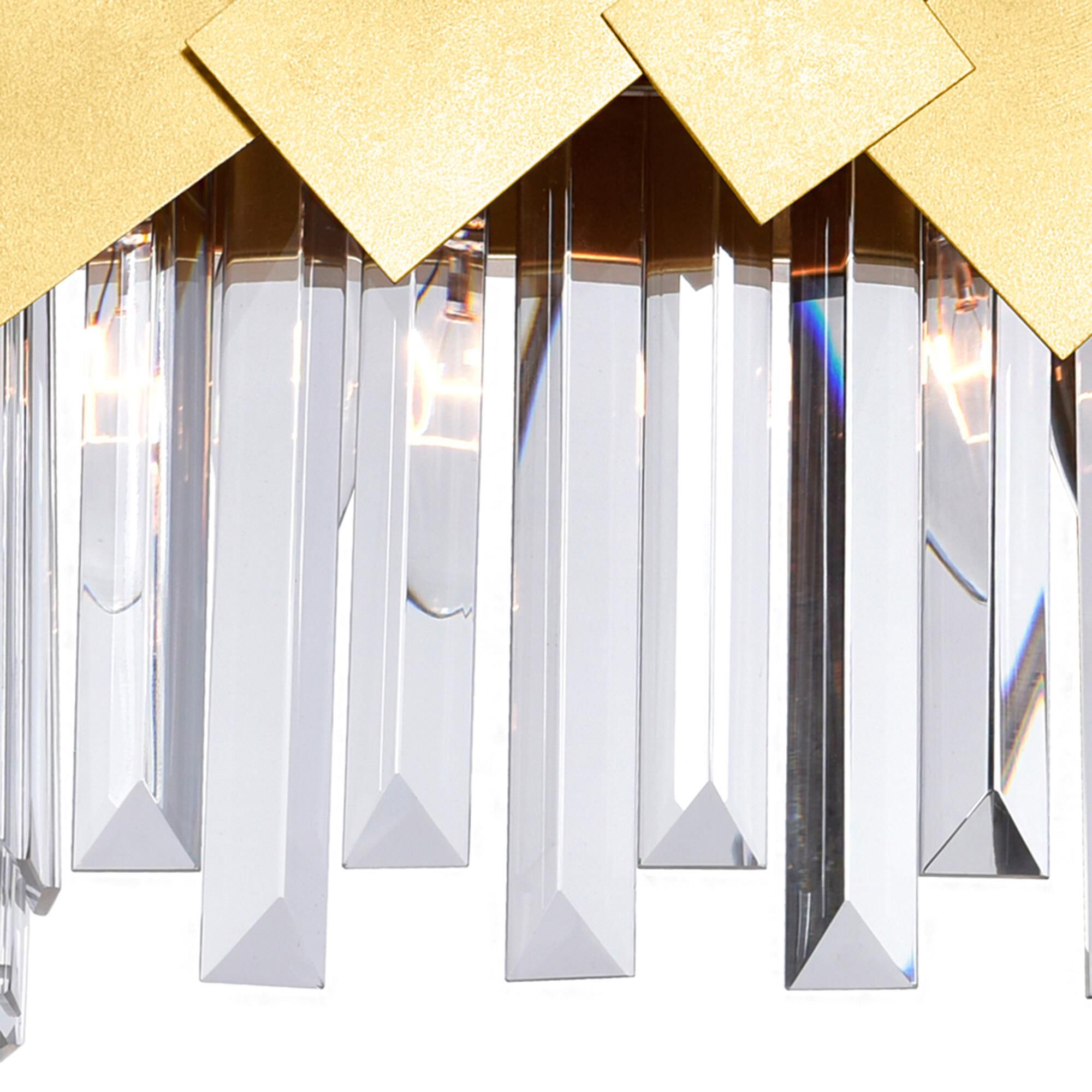 Shown in Medallion Gold finish and K9 Clear crystal