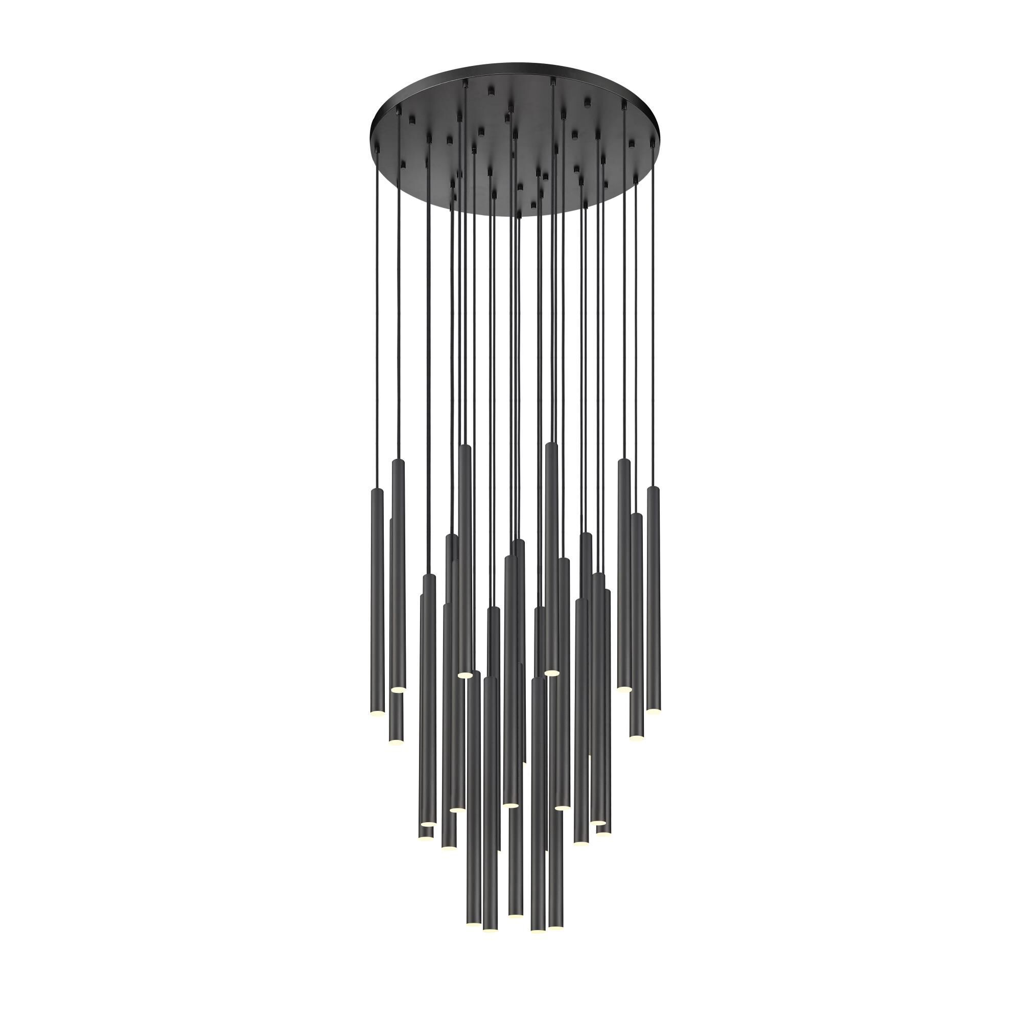 Shown in Matte Black finish and Matte Black glass and Matte Black shade