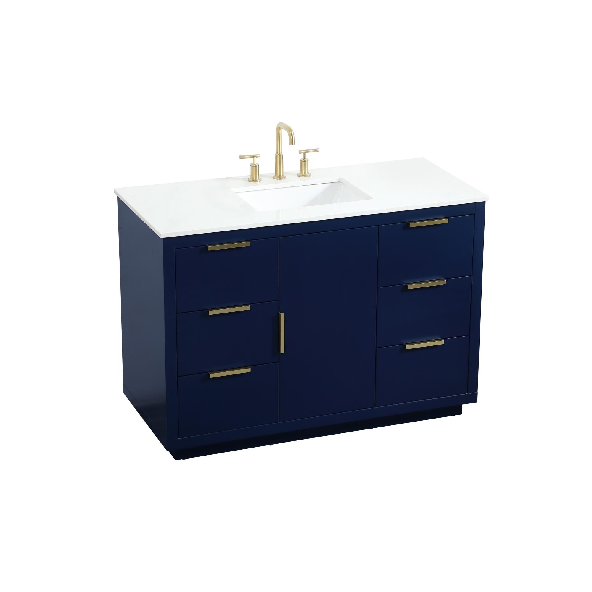 Shown in Blue finish