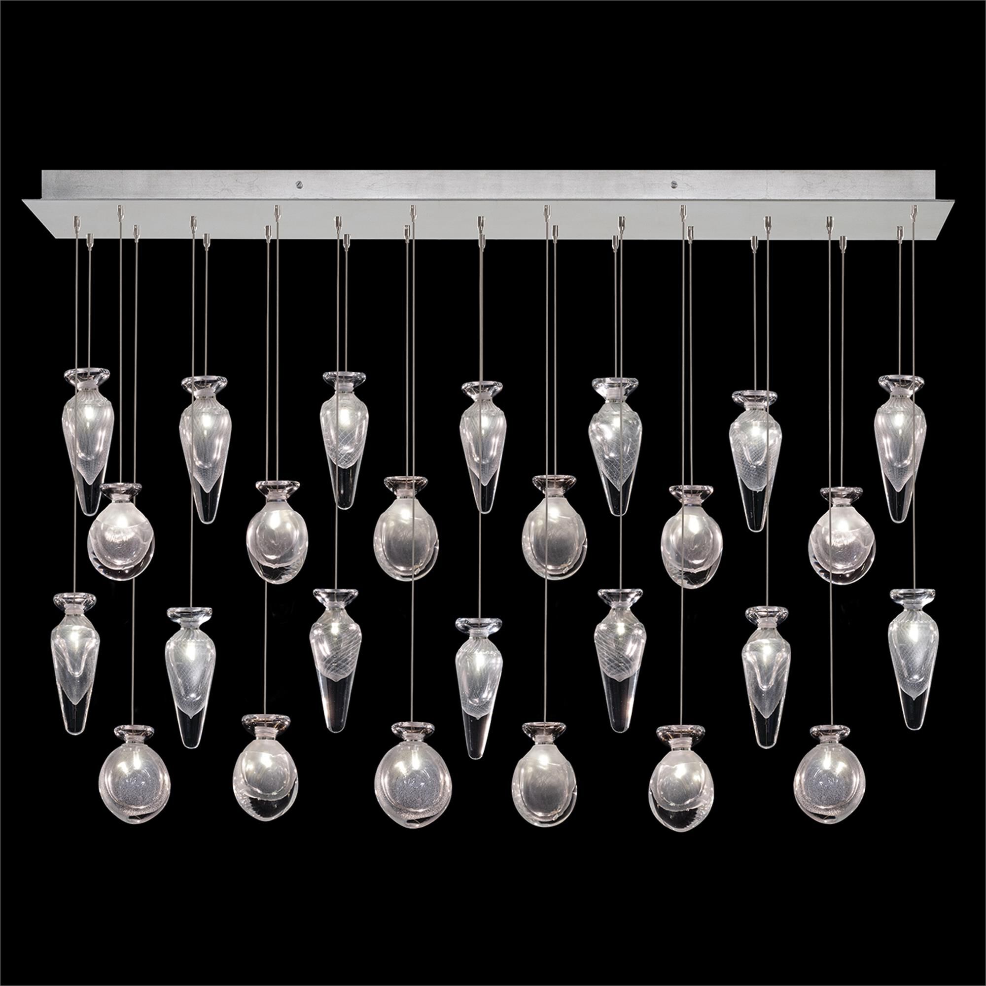 Shown in Silver finish and Clear Mix glass