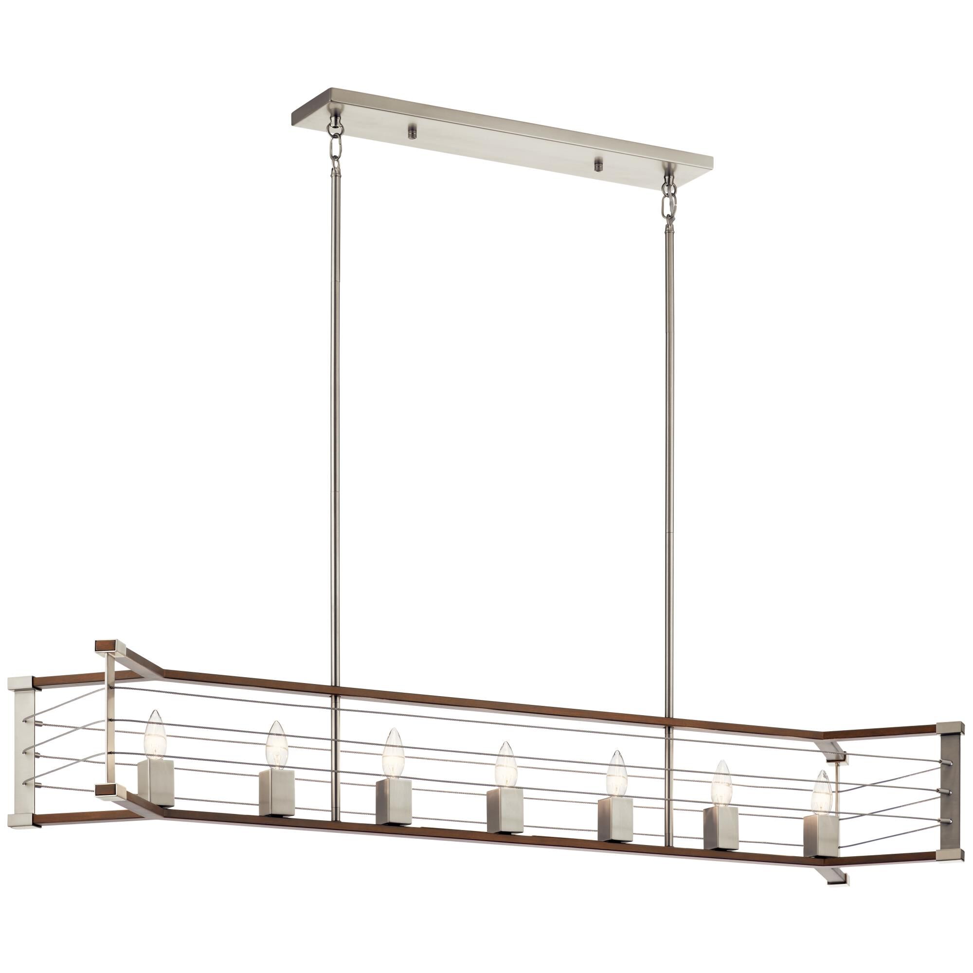 Lente 54 Inch 7 Light Linear Suspension Light by Kichler Lighting