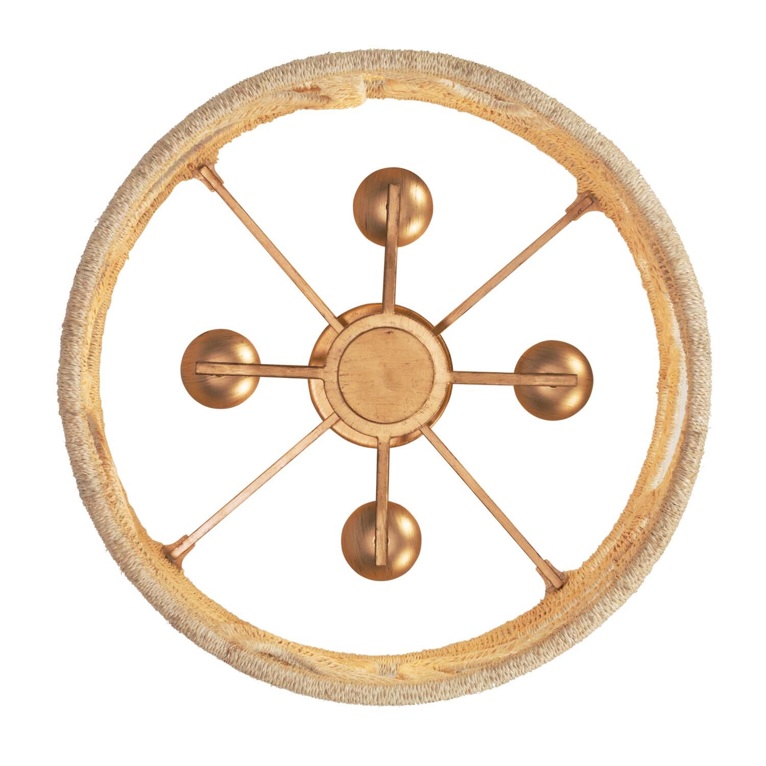 Shown in Modern Gold and White finish