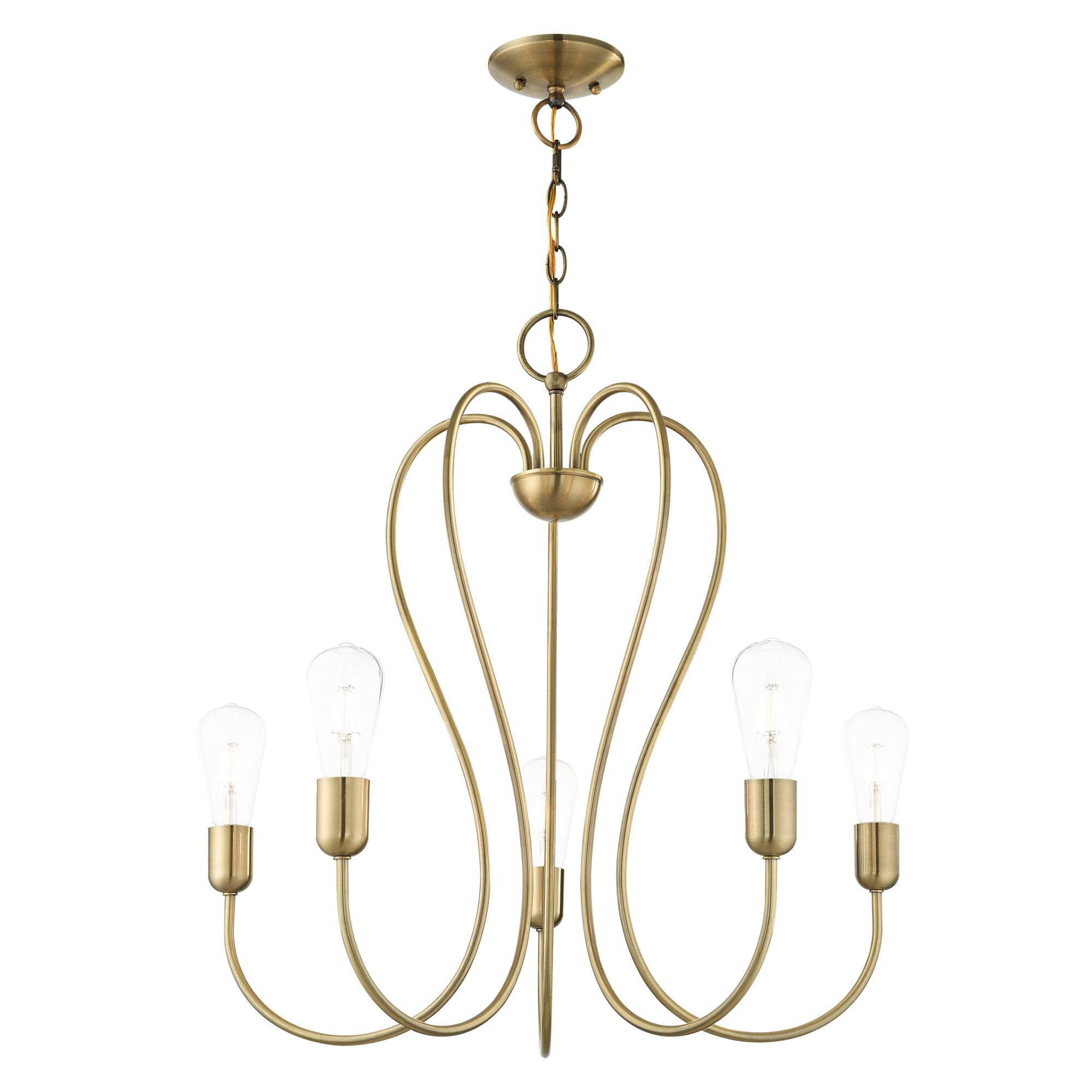 Shown in Antique Brass finish