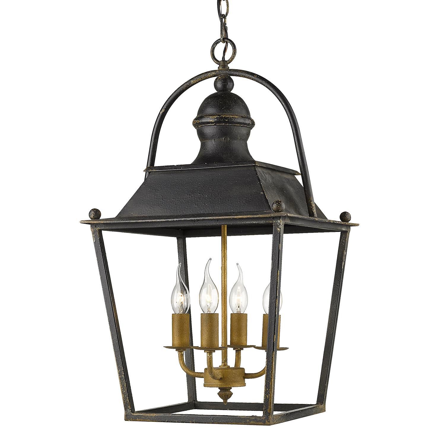 Christoff Cage Pendant by Golden Lighting